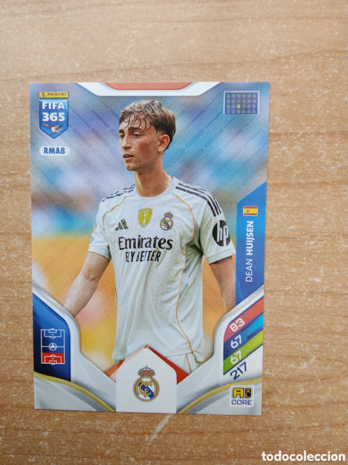 Cromos de f&uacute;tbol: RMA8 DEAN HUIJSEN REAL MADRID FIFA 365 ADRENALYN 2026