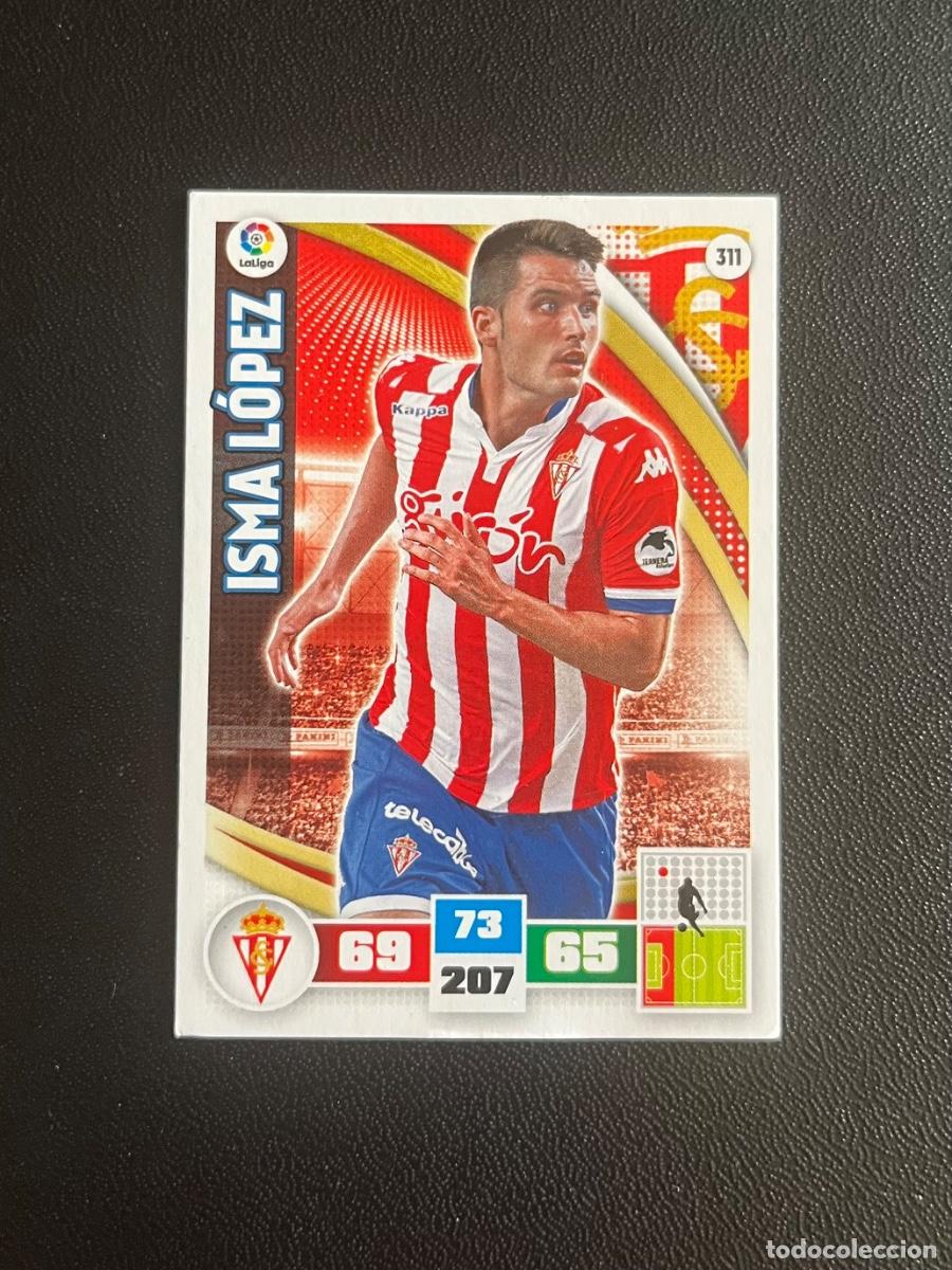 Cromos de f&uacute;tbol: 311 ISMA L&Oacute;PEZ REAL SPORTING DE GIJ&Oacute;N ADRENALYN 2015 2016 CROMO PANINI LA LIGA 15 16
