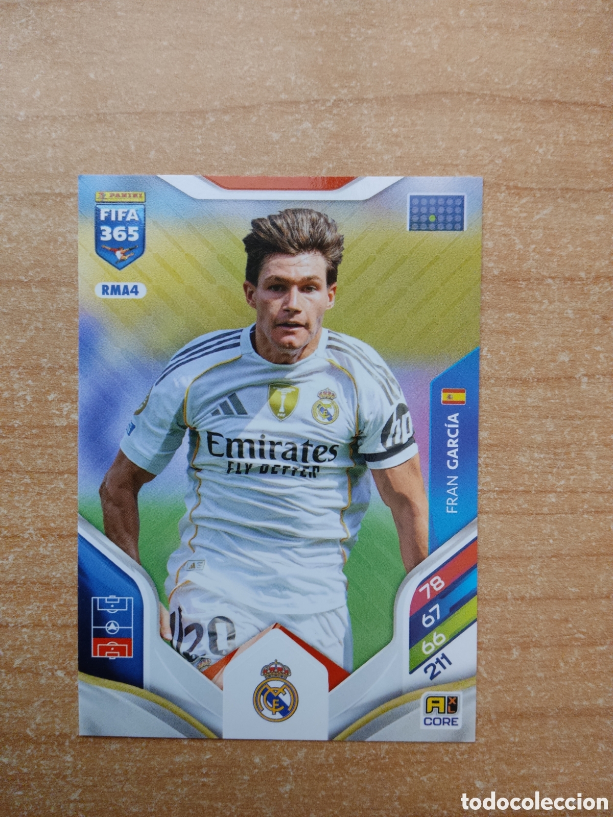 Cromos de f&uacute;tbol: RMA4 FRAN GARCIA REAL MADRID FIFA 365 ADRENALYN 2026
