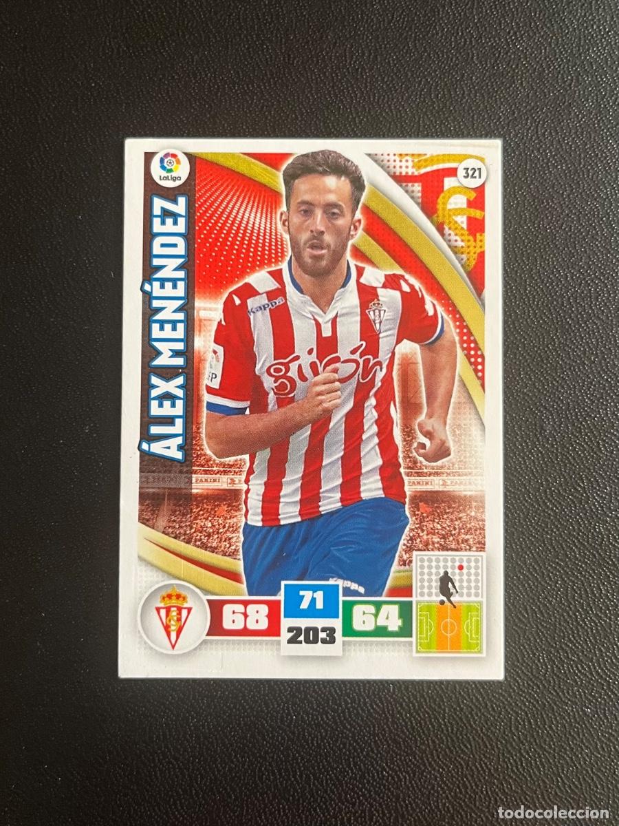 Cromos de f&uacute;tbol: 321 &Aacute;LEX MEN&Eacute;NDEZ REAL SPORTING DE GIJ&Oacute;N ADRENALYN 2015 2016 CROMO PANINI LA LIGA 15 16
