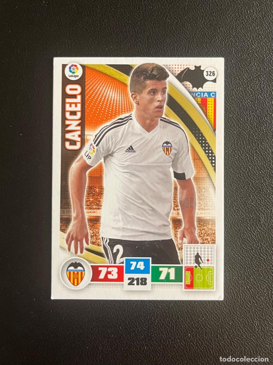 Cromos de f&uacute;tbol: 326 JOAO CANCELO VALENCIA CF ADRENALYN 2015 2016 CROMO PANINI LA LIGA 15 16