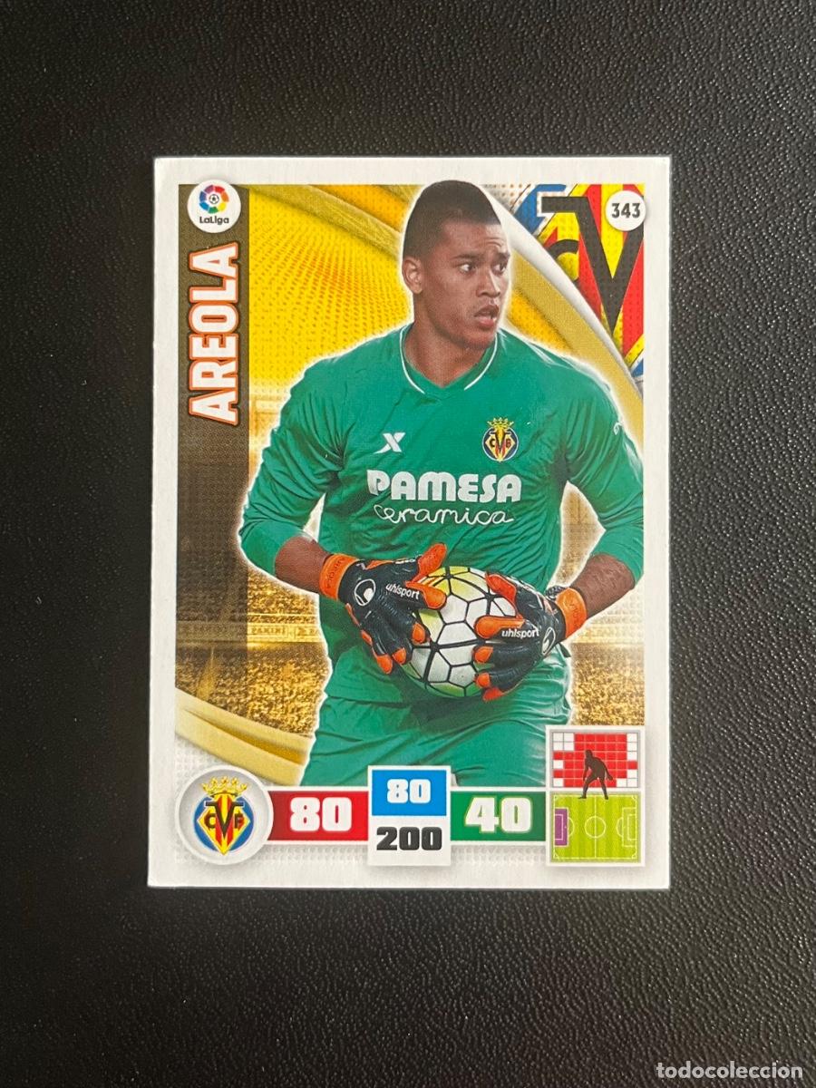 Cromos de f&uacute;tbol: 343 AREOLA VILLARREAL CF ADRENALYN 2015 2016 CROMO PANINI LA LIGA 15 16