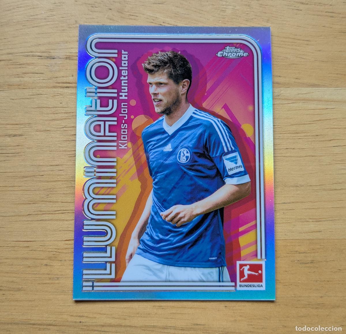 Cromos de f&uacute;tbol: TOPPS CHROME BUNDESLIGA 2025-2026 - KLAAS-JAN HUNTELAAR - ILLUMINATION - SCHALKE 04 - ILU-18