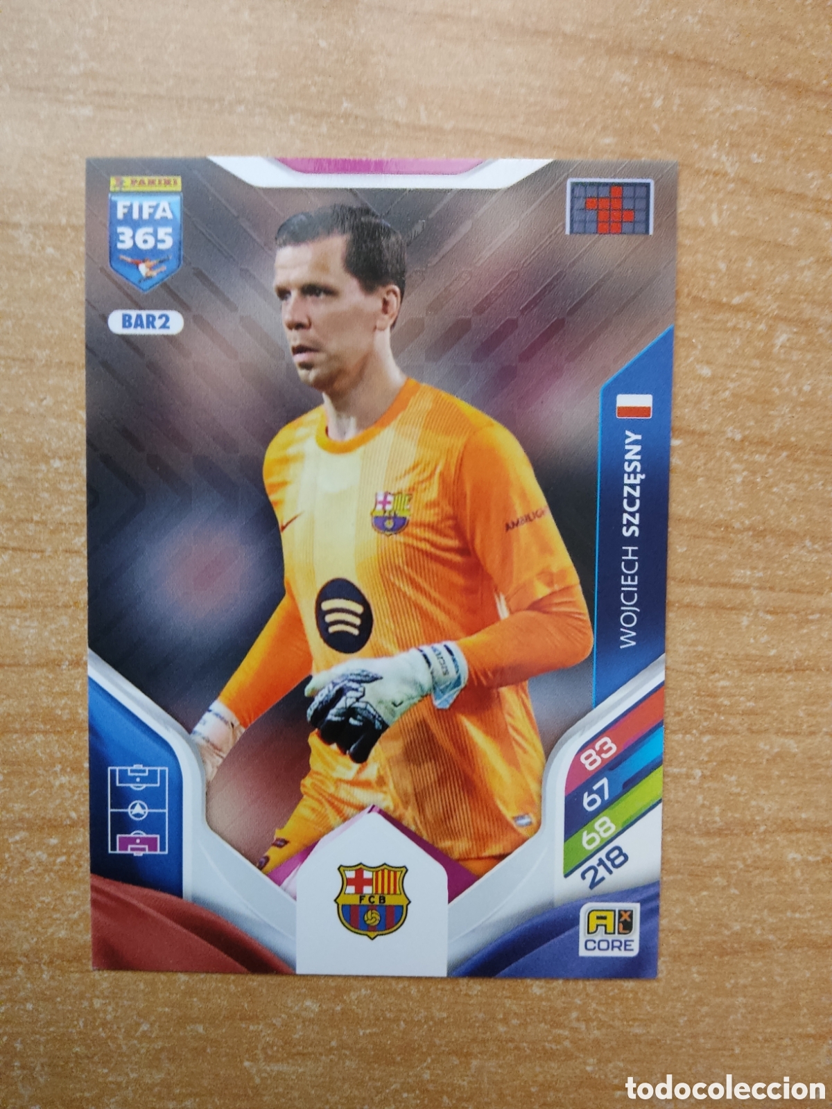 Fu&szlig;ball-Sticker: BAR2 SZCZESNY BARCELONA FIFA 365 ADRENALYN 2026
