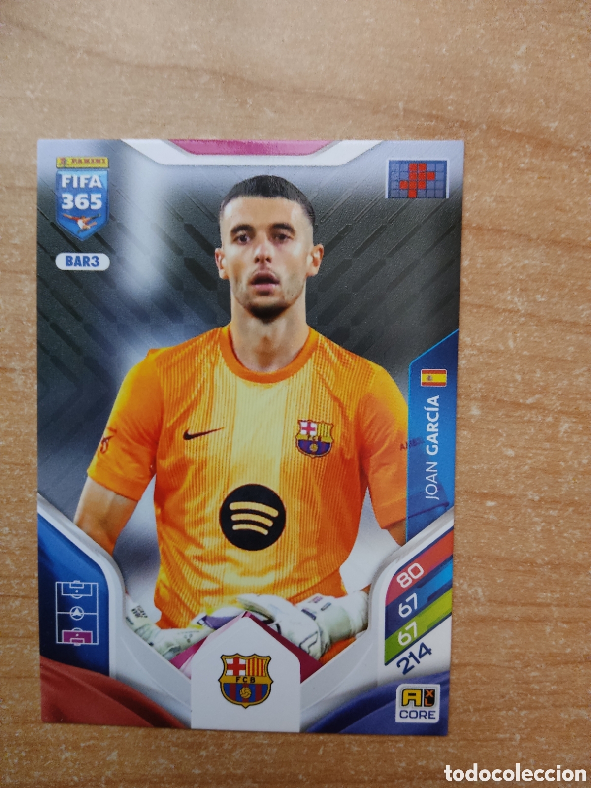 Cromos de f&uacute;tbol: BAR3 JOAN GARCIA BARCELONA FIFA 365 ADRENALYN 2026