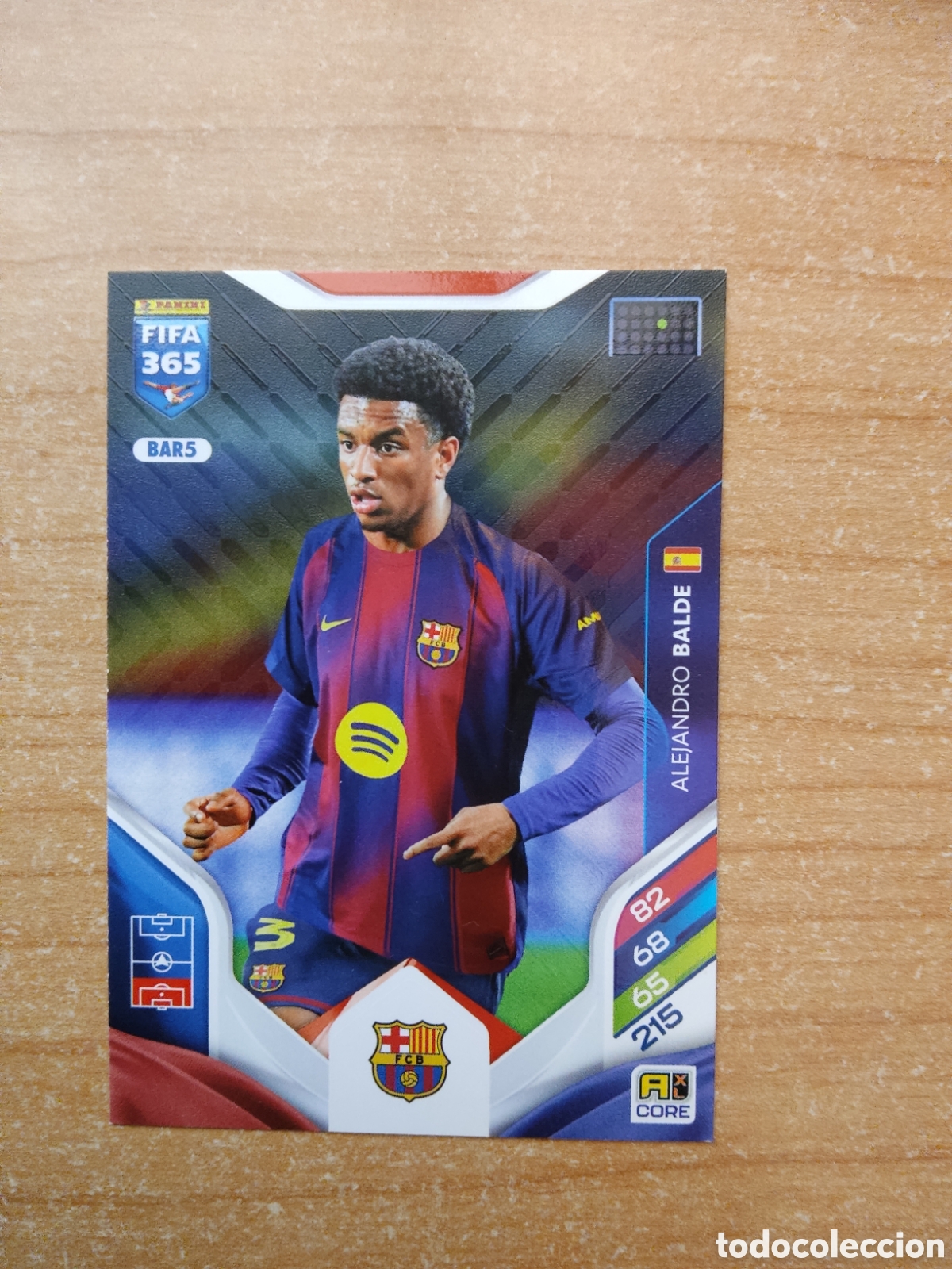 Cromos de f&uacute;tbol: BAR5 ALEJANDRO BALDE BARCELONA FIFA 365 ADRENALYN 2026