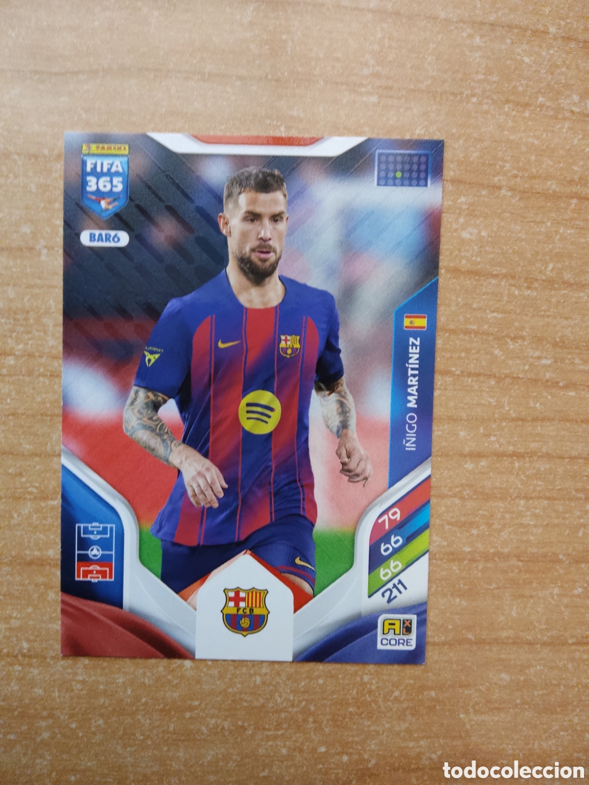 Fu&szlig;ball-Sticker: BAR6 &Iacute;&Ntilde;IGO MARTINEZ BARCELONA FIFA 365 ADRENALYN 2026