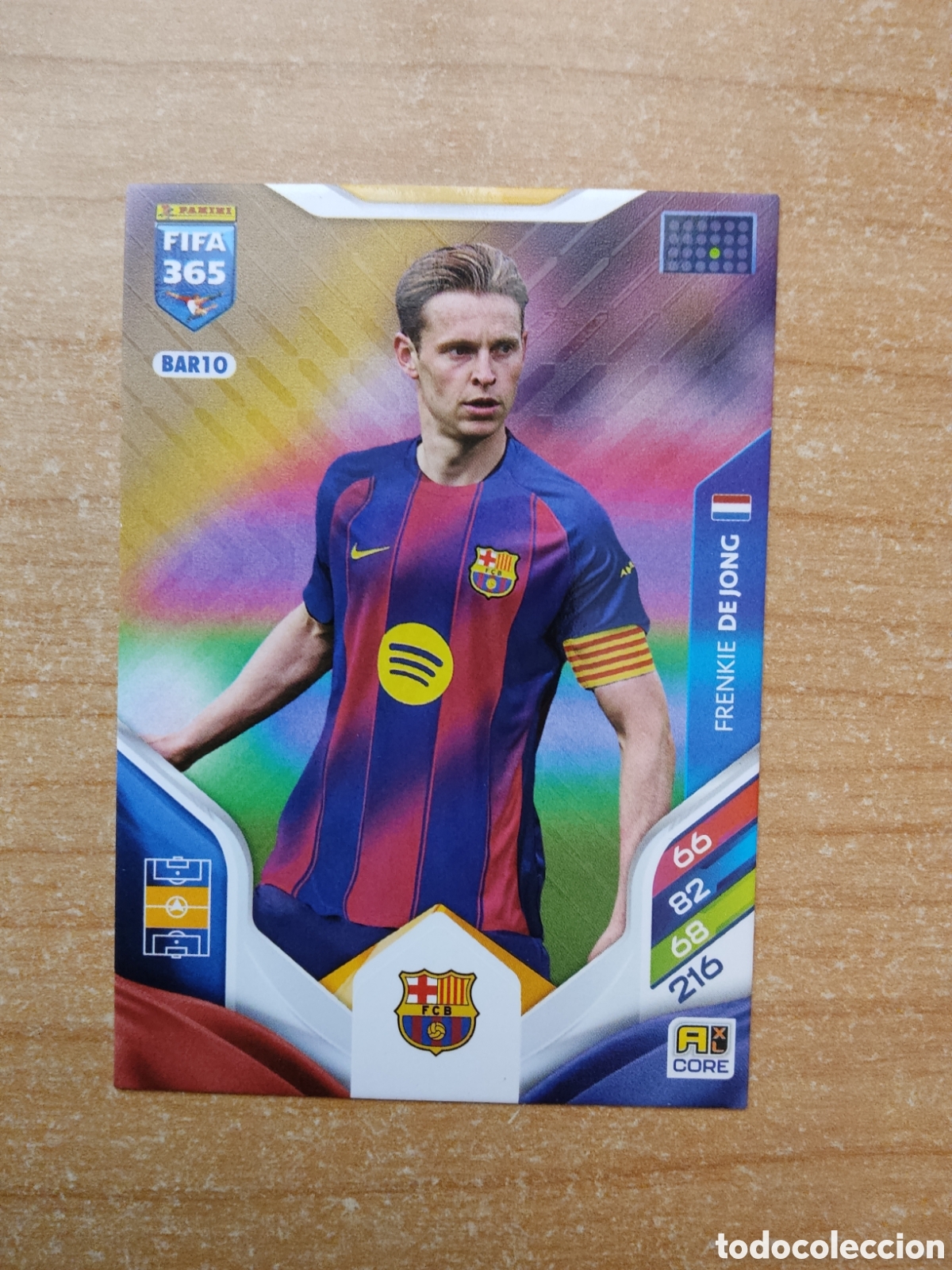 Fu&szlig;ball-Sticker: BAR10 FRENKIE DE JONG BARCELONA FIFA 365 ADRENALYN 2026