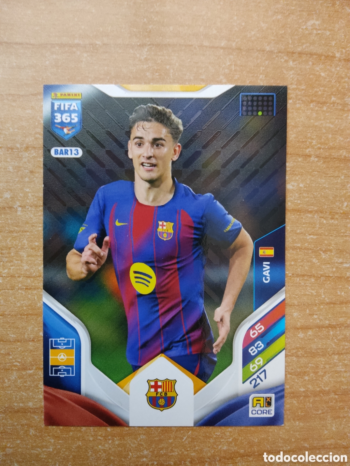 Cromos de f&uacute;tbol: BAR13 GAVI BARCELONA FIFA 365 ADRENALYN 2026