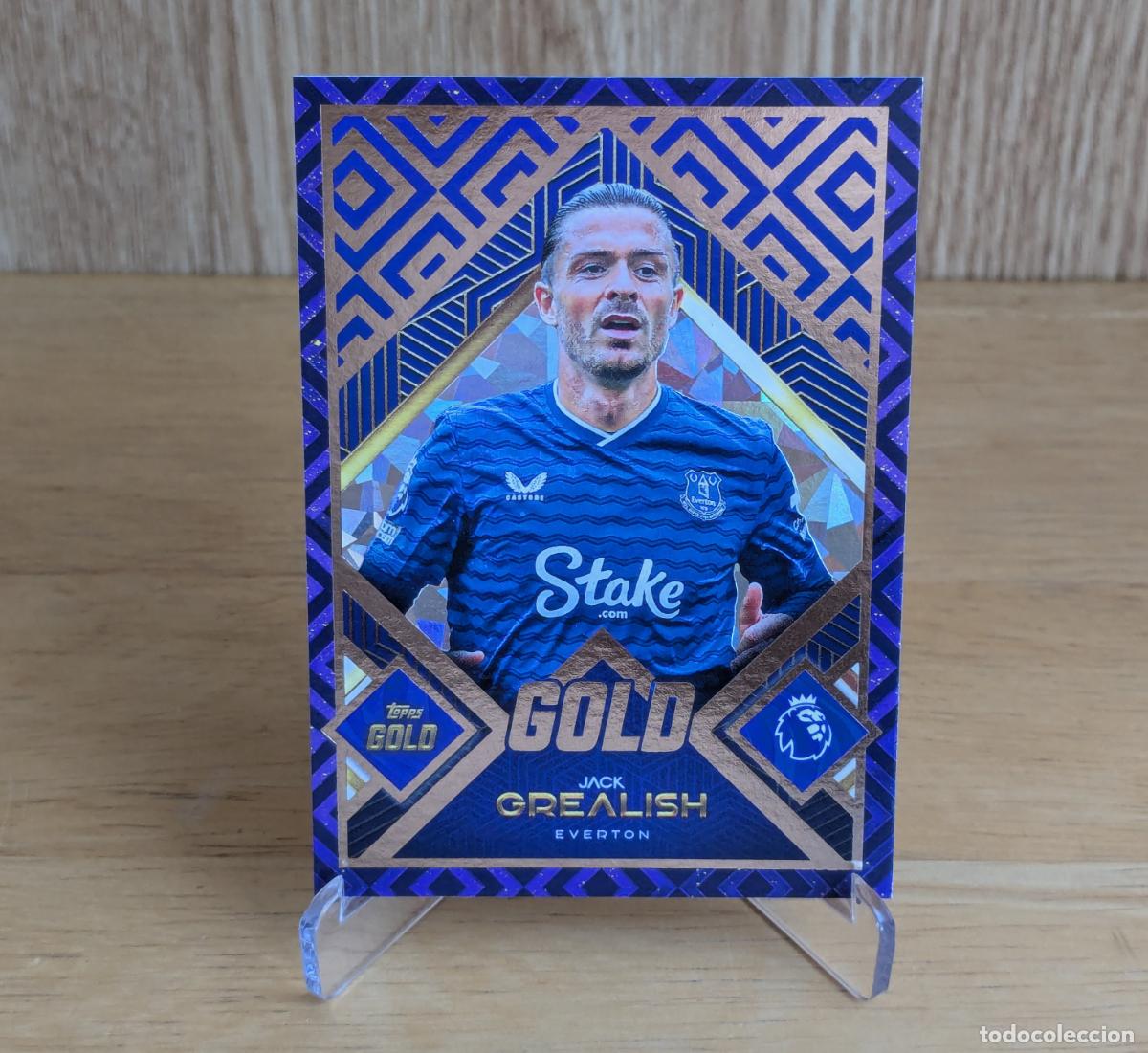 Cromos de f&uacute;tbol: TOPPS PREMIER LEAGUE GOLD 2025-2026 - JACK GREALISH - GOLD - EVERTON