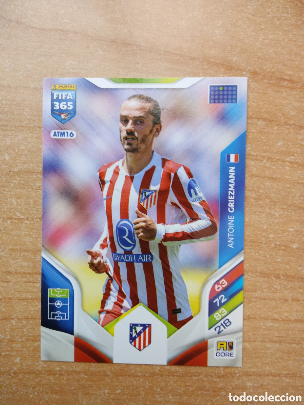 Cromos de f&uacute;tbol: ATM16 ANTOINE GRIEZMANN ATLETICO MADRID FIFA 365 ADRENALYN 2026