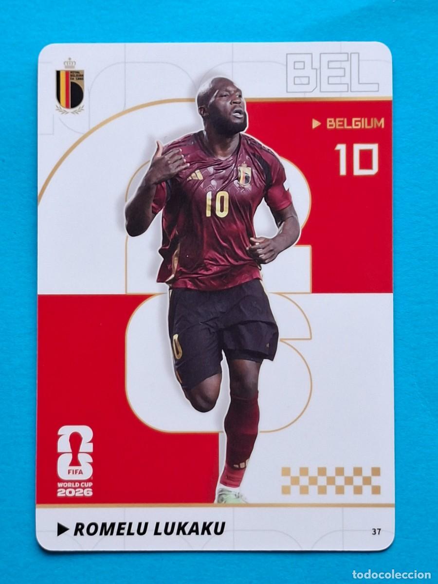 Cromos de f&uacute;tbol: #37 ROMELU LUKAKU (Belgium) - PANINI KAYOU (China) FIFA World Cup 2026