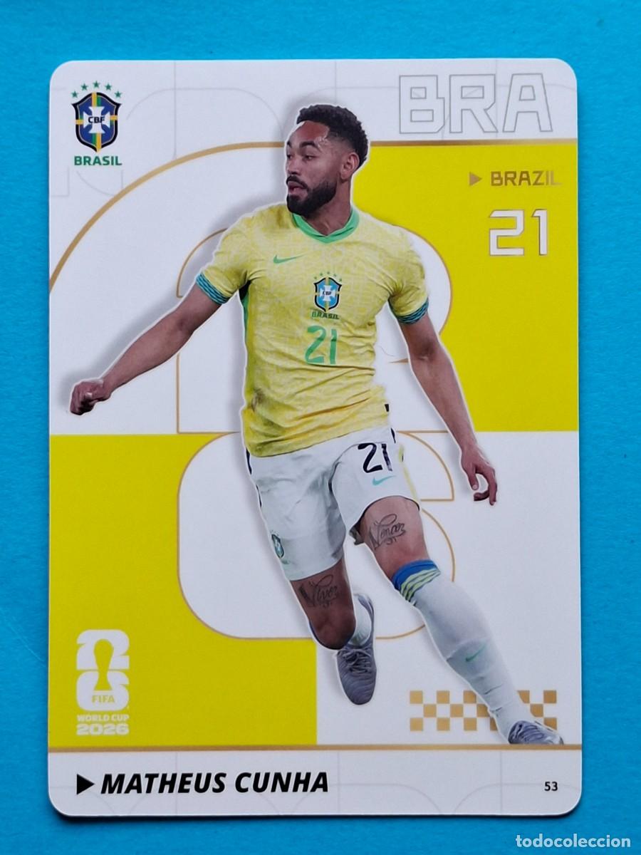 Cromos de f&uacute;tbol: #53 MATHEUS CUNHA (Brazil) - PANINI KAYOU (China) FIFA World Cup 2026