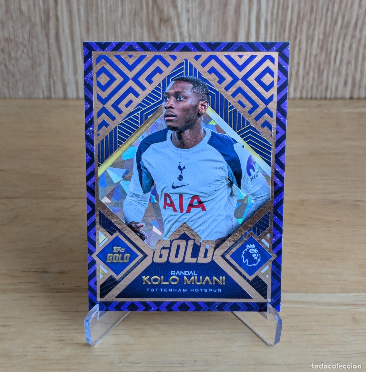 Cromos de f&uacute;tbol: TOPPS PREMIER LEAGUE GOLD 2025-2026 - RANDAL KOLO MUANI - GOLD - TOTTENHAM HOTSPUR