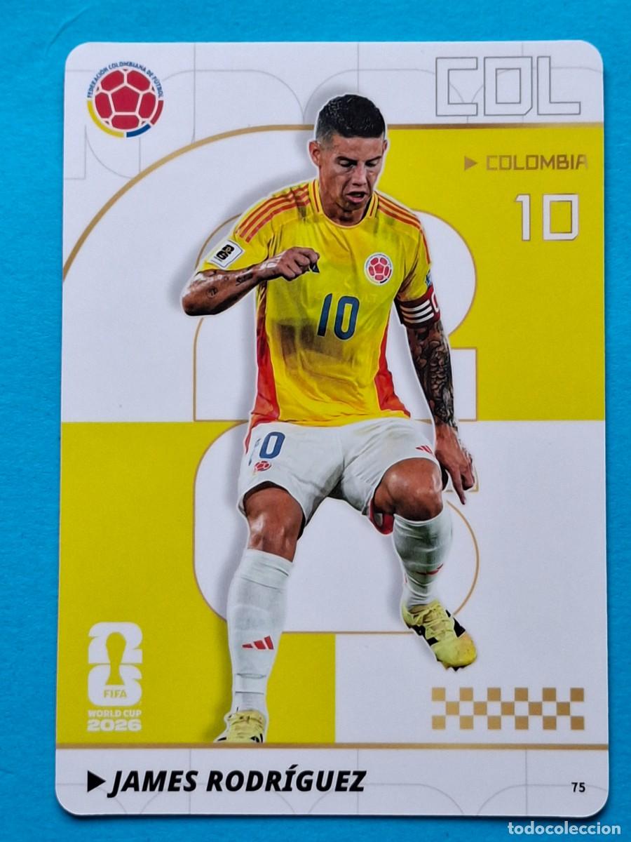 Cromos de f&uacute;tbol: #75 JAMES RODR&Iacute;GUEZ (Colombia) - PANINI KAYOU (China) FIFA World Cup 2026