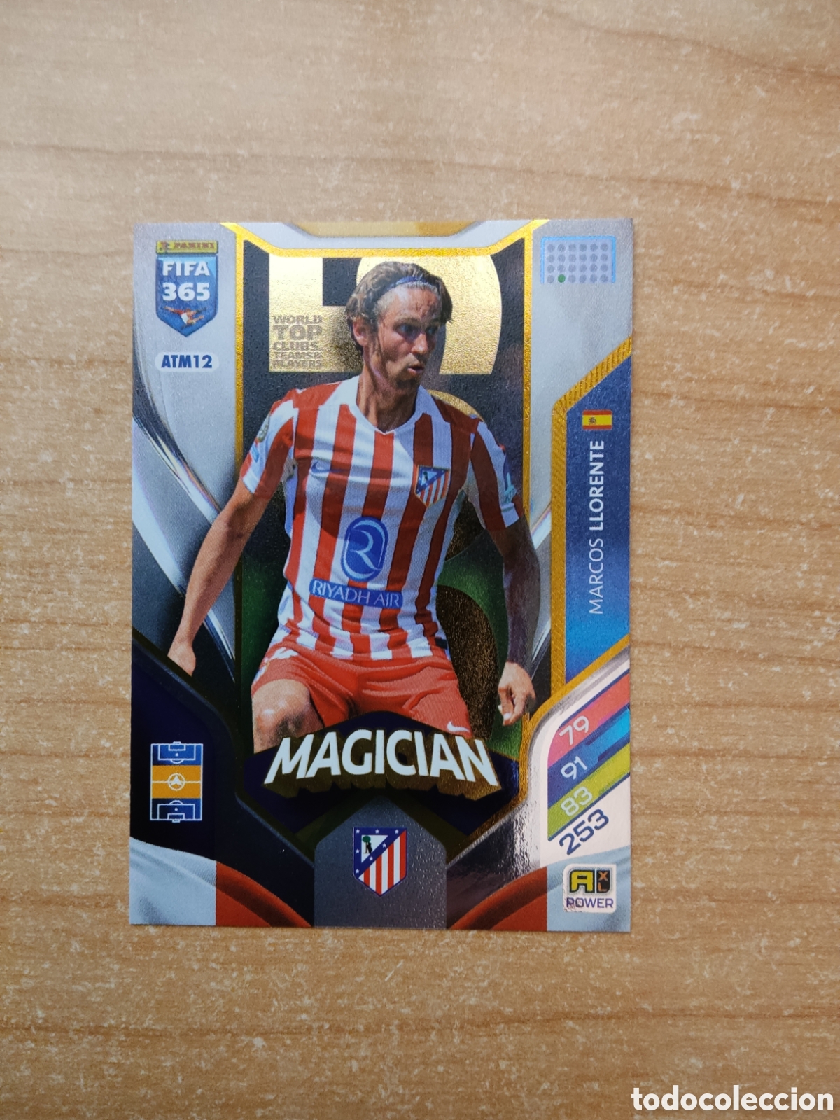 Cromos de f&uacute;tbol: ATM12 MARCOS LLORENTE MAGICIAN ATLETICO MADRID FIFA 365 ADRENALYN 2026