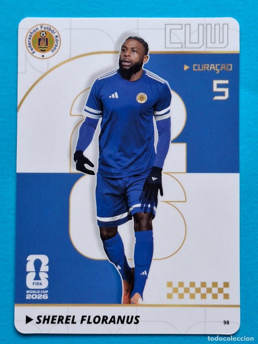 Cromos de f&uacute;tbol: #98 SHEREL FLORANUS (Cura&ccedil;ao) - PANINI KAYOU (China) FIFA World Cup 2026
