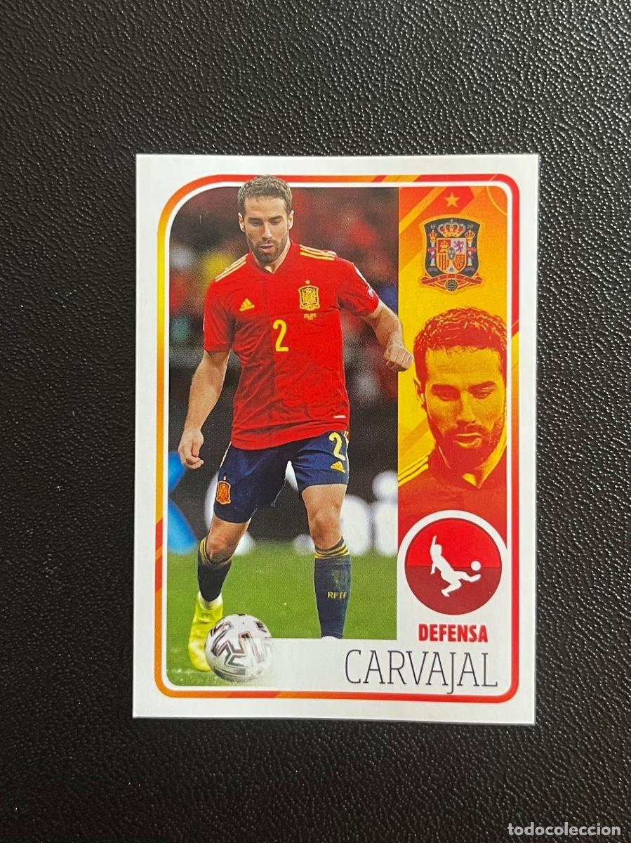 Cromos de f&uacute;tbol: 21 DANI CARVAJAL EL &Aacute;LBUM DE LA SELECCI&Oacute;N CROMO PANINI CARREFOUR ESPA&Ntilde;A