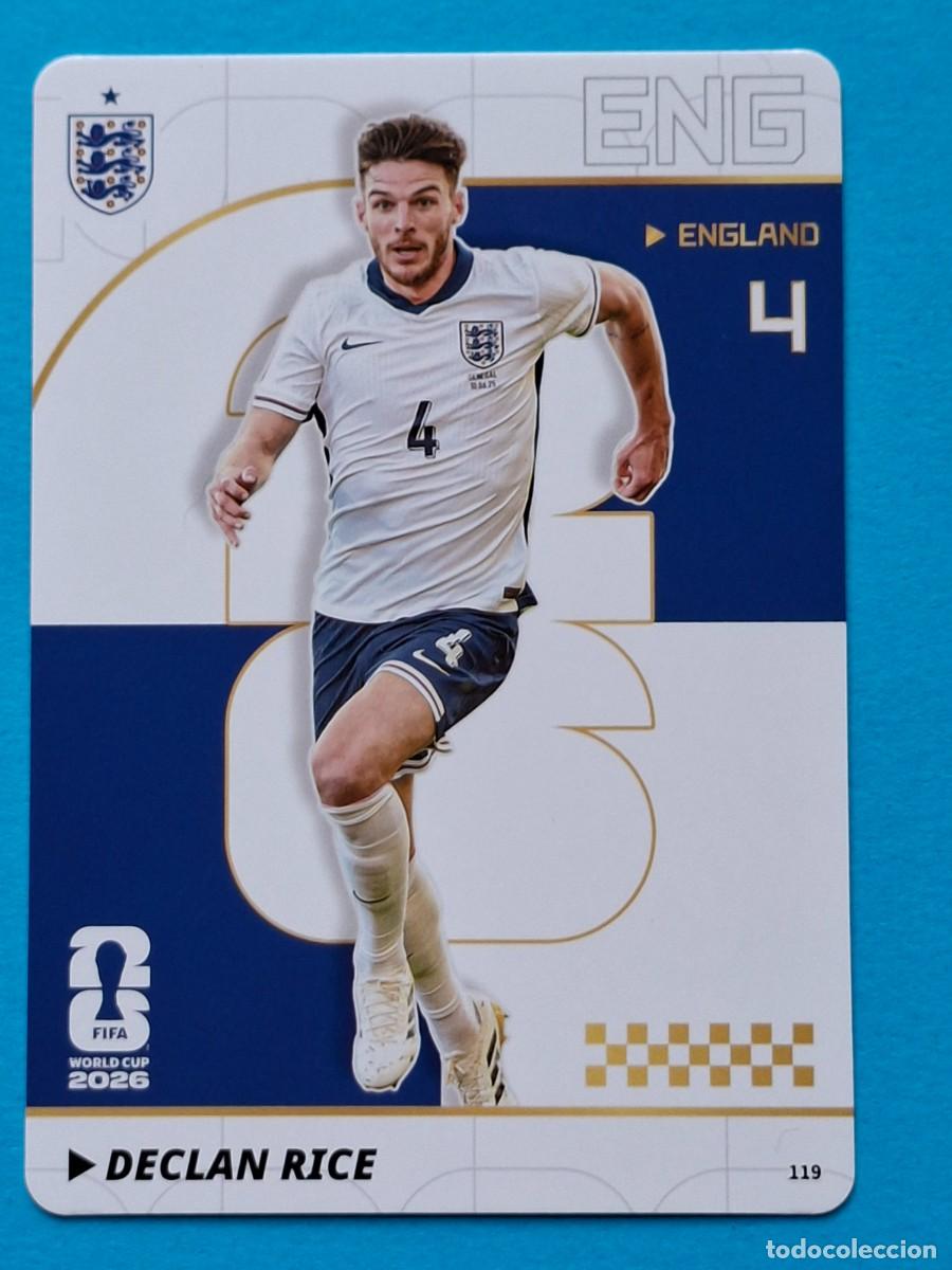 Cromos de f&uacute;tbol: #119 DECLAN RICE (England) - PANINI KAYOU (China) FIFA World Cup 2026