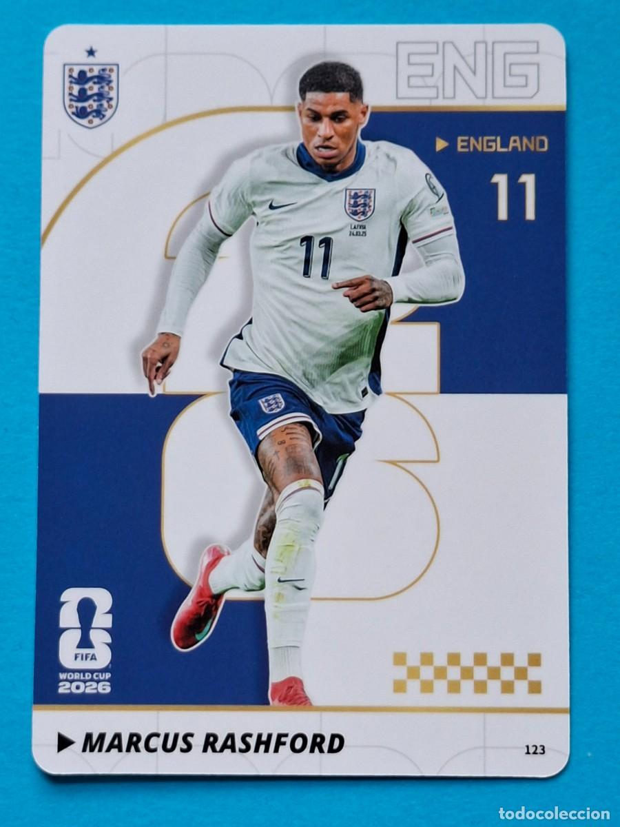 Cromos de f&uacute;tbol: #123 MARCUS RASHFORD (England) - PANINI KAYOU (China) FIFA World Cup 2026