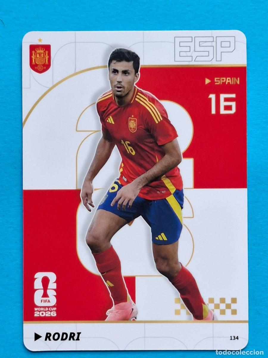 Cromos de f&uacute;tbol: #134 RODRI (Spain) - PANINI KAYOU (China) FIFA World Cup 2026
