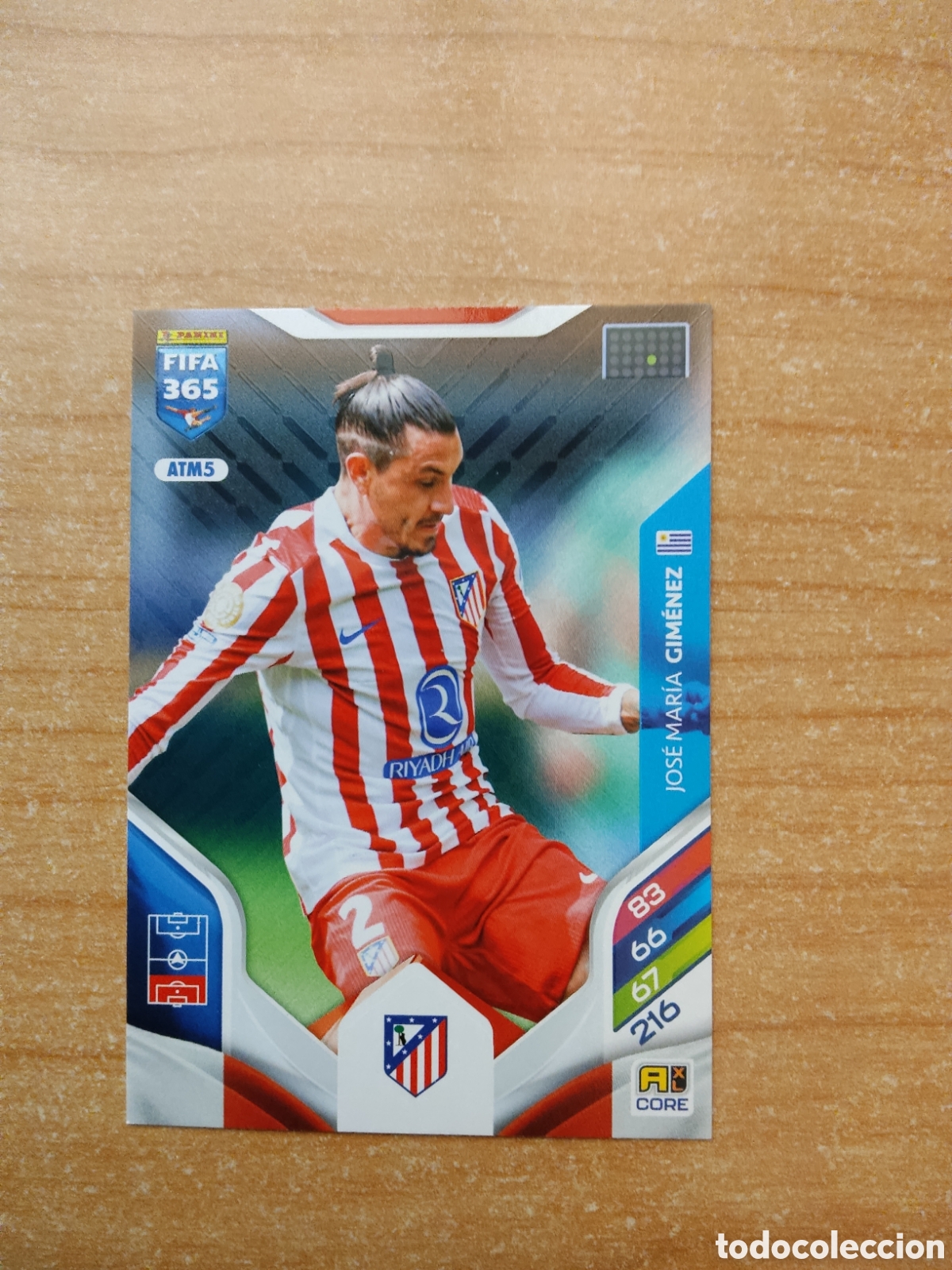 Cromos de f&uacute;tbol: ATM5 GIMENEZ ATLETICO MADRID FIFA 365 ADRENALYN 2026