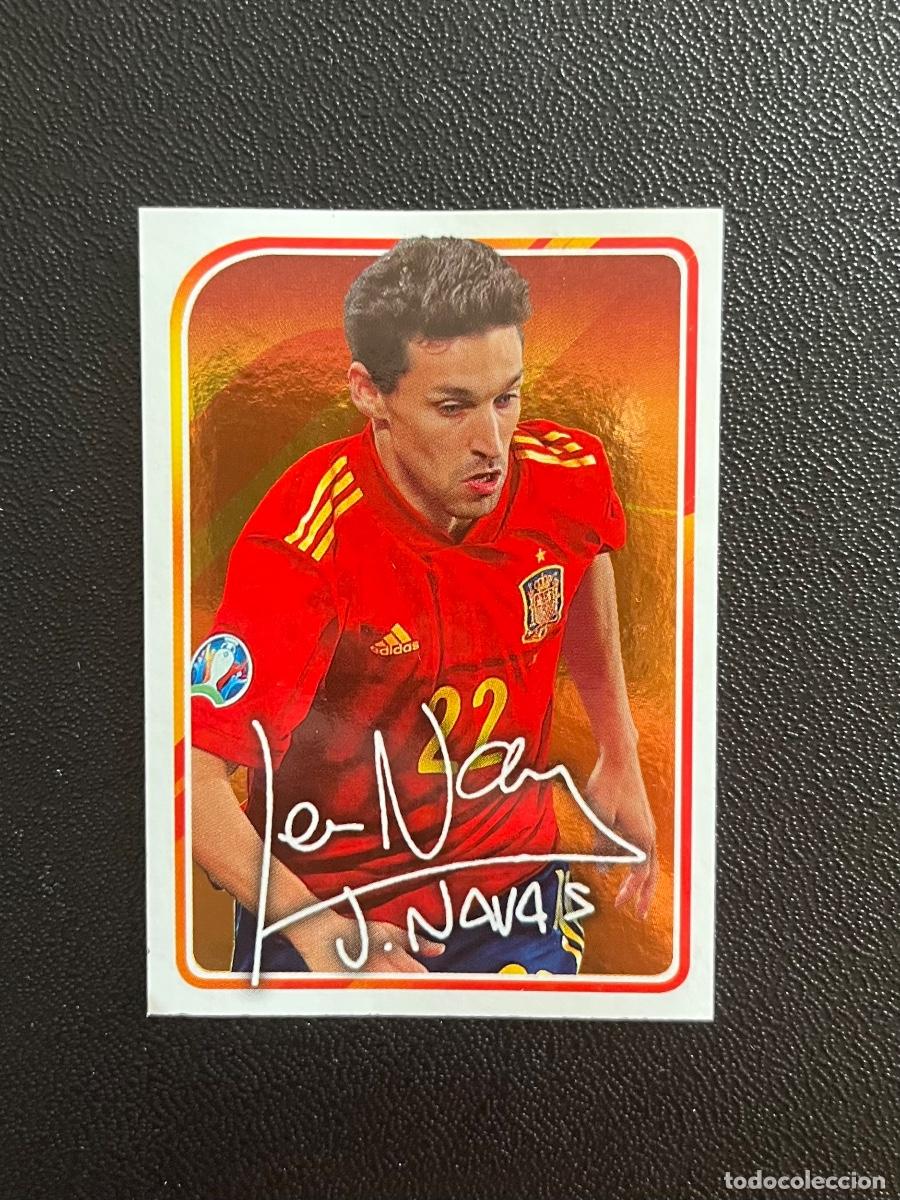 Cromos de f&uacute;tbol: 26 JES&Uacute;S NAVAS FIRMA AUT&Oacute;GRAFO EL &Aacute;LBUM DE LA SELECCI&Oacute;N CROMO PANINI CARREFOUR ESPA&Ntilde;A