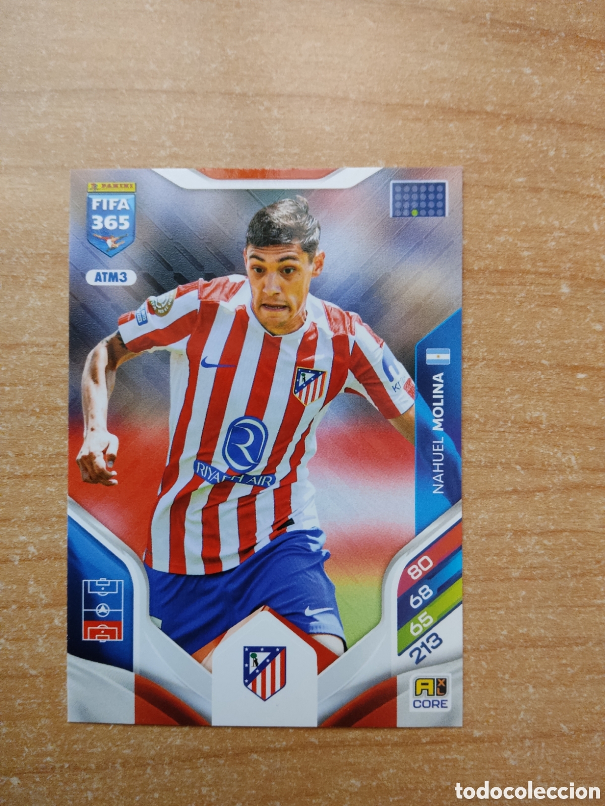 Cromos de f&uacute;tbol: ATM3 NAHUEL MOLINA ATLETICO MADRID FIFA 365 ADRENALYN 2026