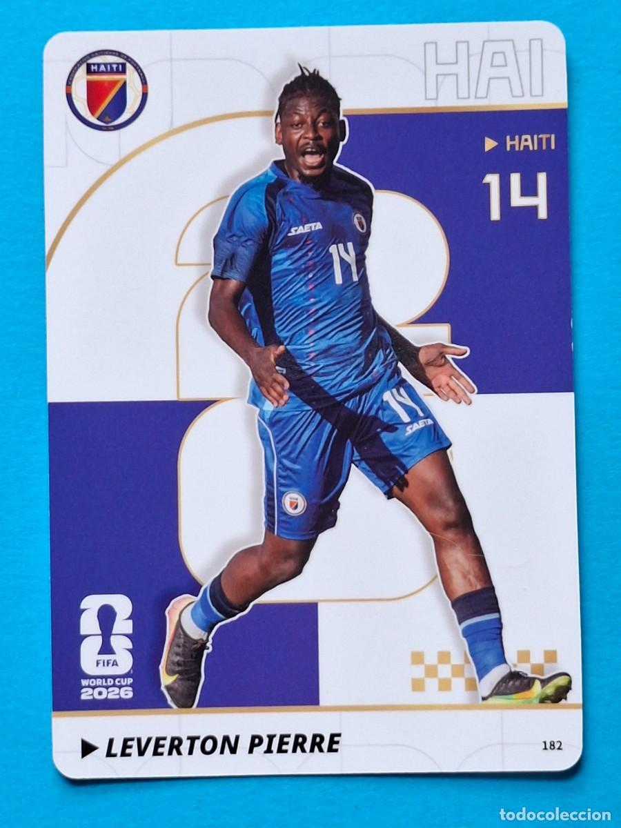 Cromos de f&uacute;tbol: #182 LEVERTON PIERRE (Haiti) - PANINI KAYOU (China) FIFA World Cup 2026