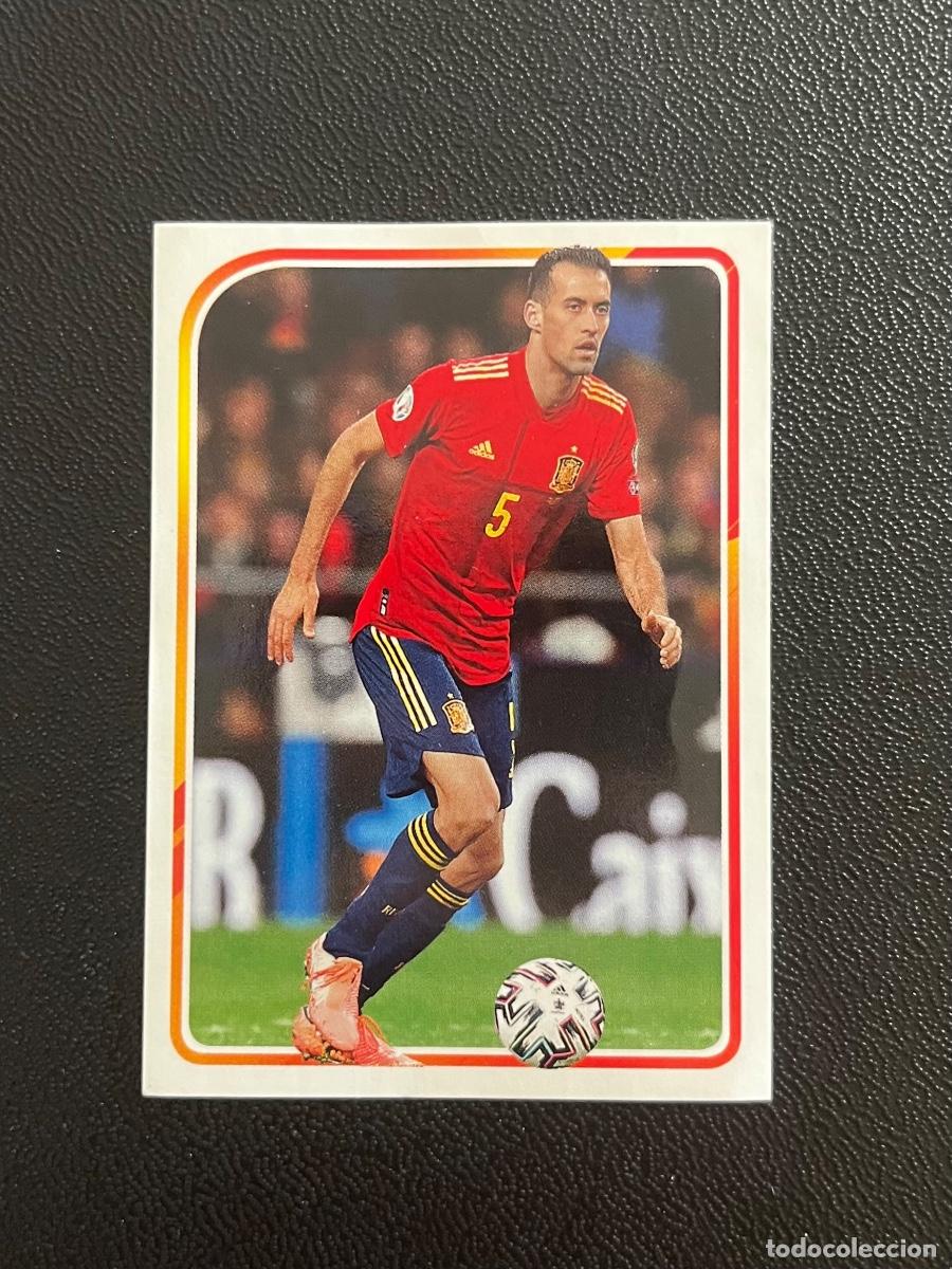 Cromos de f&uacute;tbol: 42 SERGIO BUSQUETS EL &Aacute;LBUM DE LA SELECCI&Oacute;N CROMO PANINI CARREFOUR ESPA&Ntilde;A