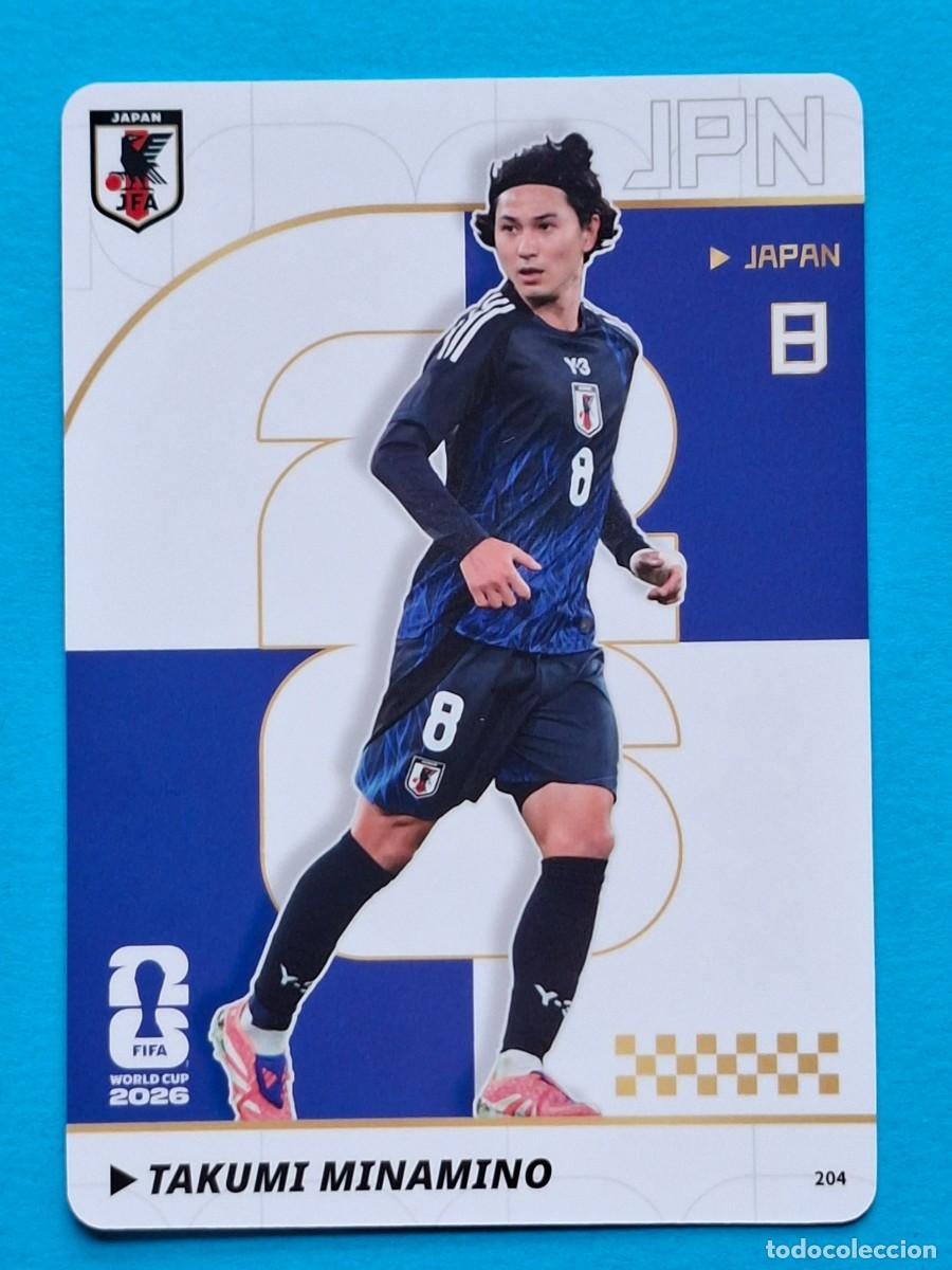 Football Stickers: #204 TAKUMI MINAMINO (Japan) - PANINI KAYOU (China) FIFA World Cup 2026