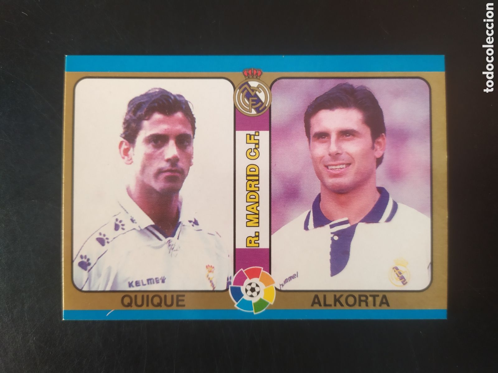 Cromos de f&uacute;tbol: Mundicromo futbol total 1994 1995 94 95 Quique Alkorta n&deg; 29 Real Madrid