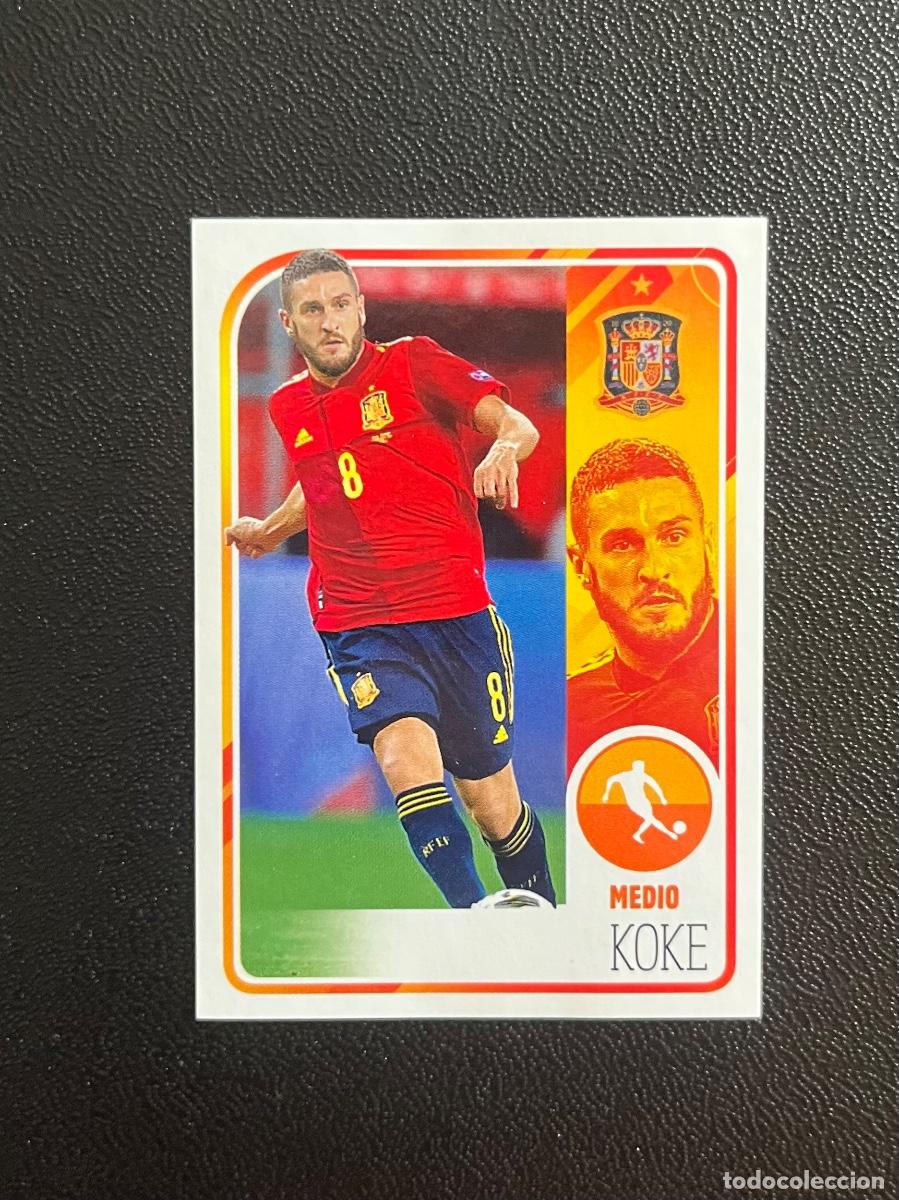Cromos de f&uacute;tbol: 45 KOKE EL &Aacute;LBUM DE LA SELECCI&Oacute;N CROMO PANINI CARREFOUR ESPA&Ntilde;A