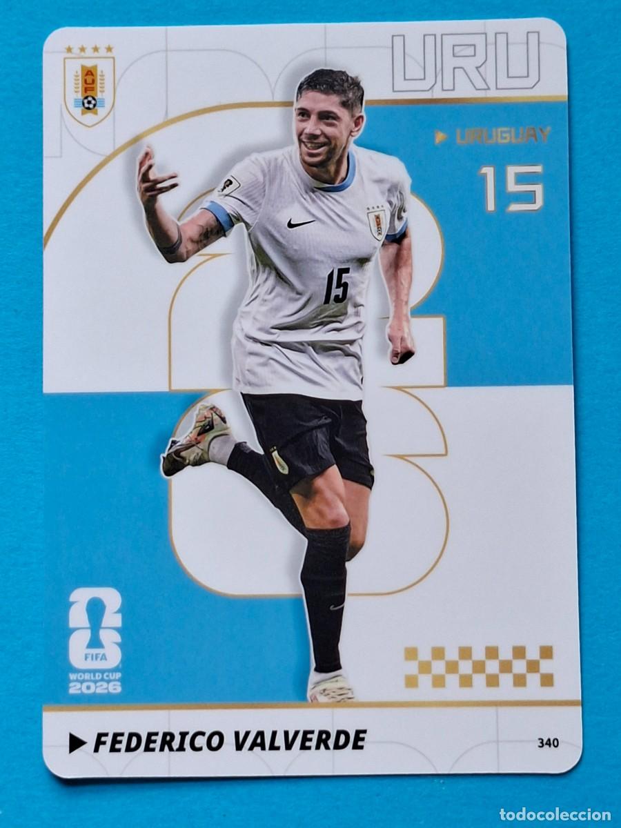 Cromos de f&uacute;tbol: #340 FEDERICO VALVERDE (Uruguay) - PANINI KAYOU (China) FIFA World Cup 2026