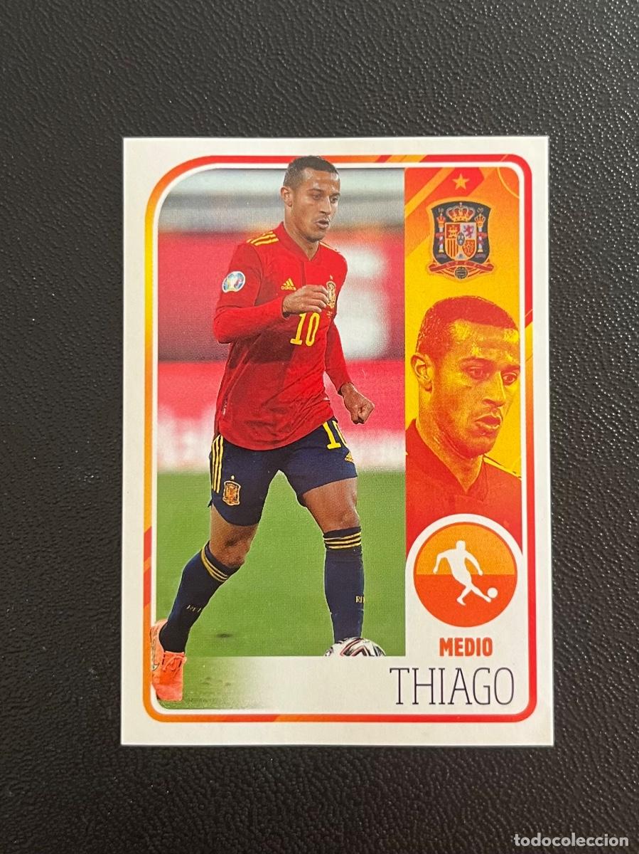 Cromos de f&uacute;tbol: 55 THIAGO ALC&Aacute;NTARA EL &Aacute;LBUM DE LA SELECCI&Oacute;N CROMO PANINI CARREFOUR ESPA&Ntilde;A