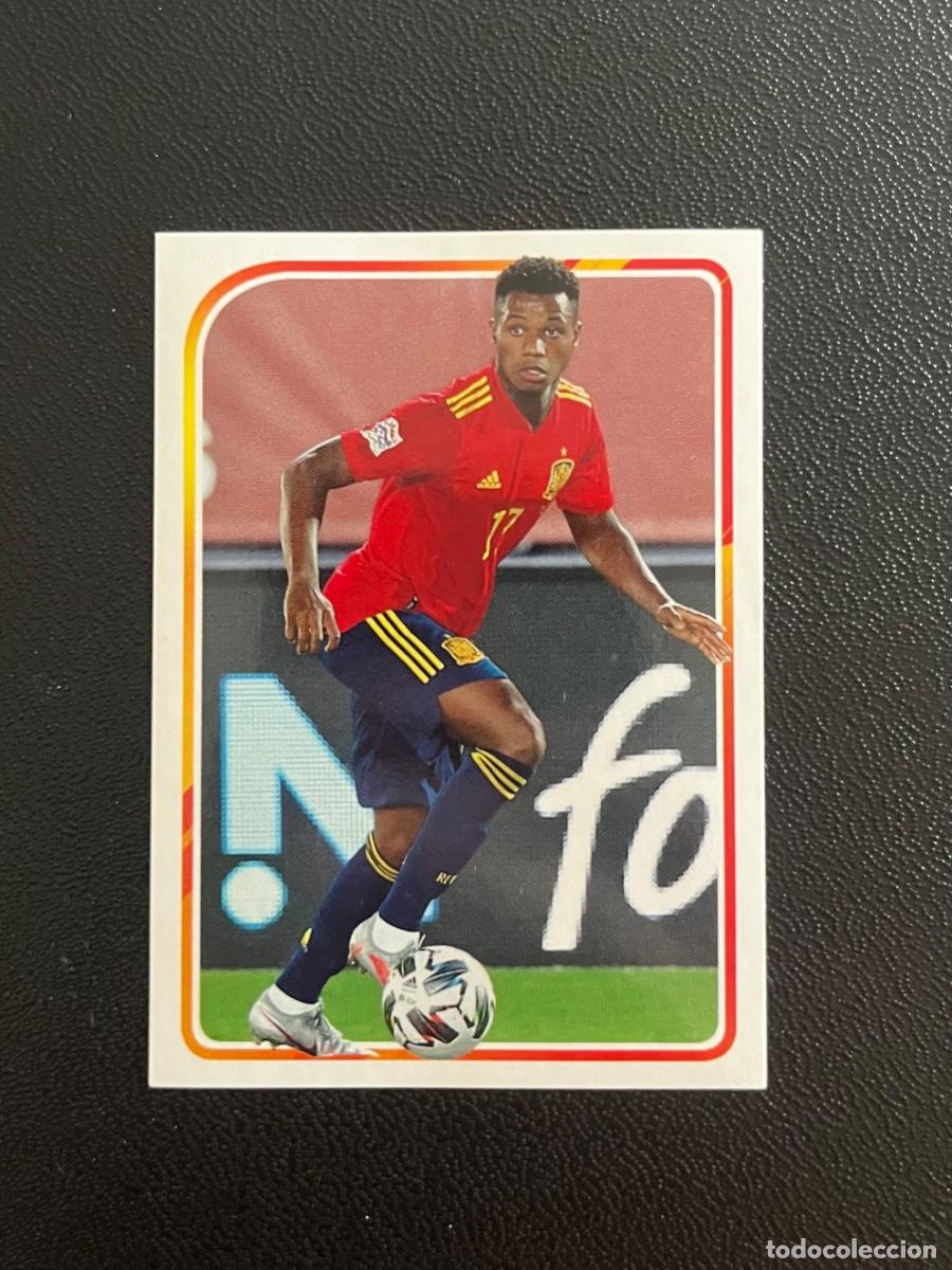 Cromos de f&uacute;tbol: 60 ANSU FATI EL &Aacute;LBUM DE LA SELECCI&Oacute;N CROMO PANINI CARREFOUR ESPA&Ntilde;A