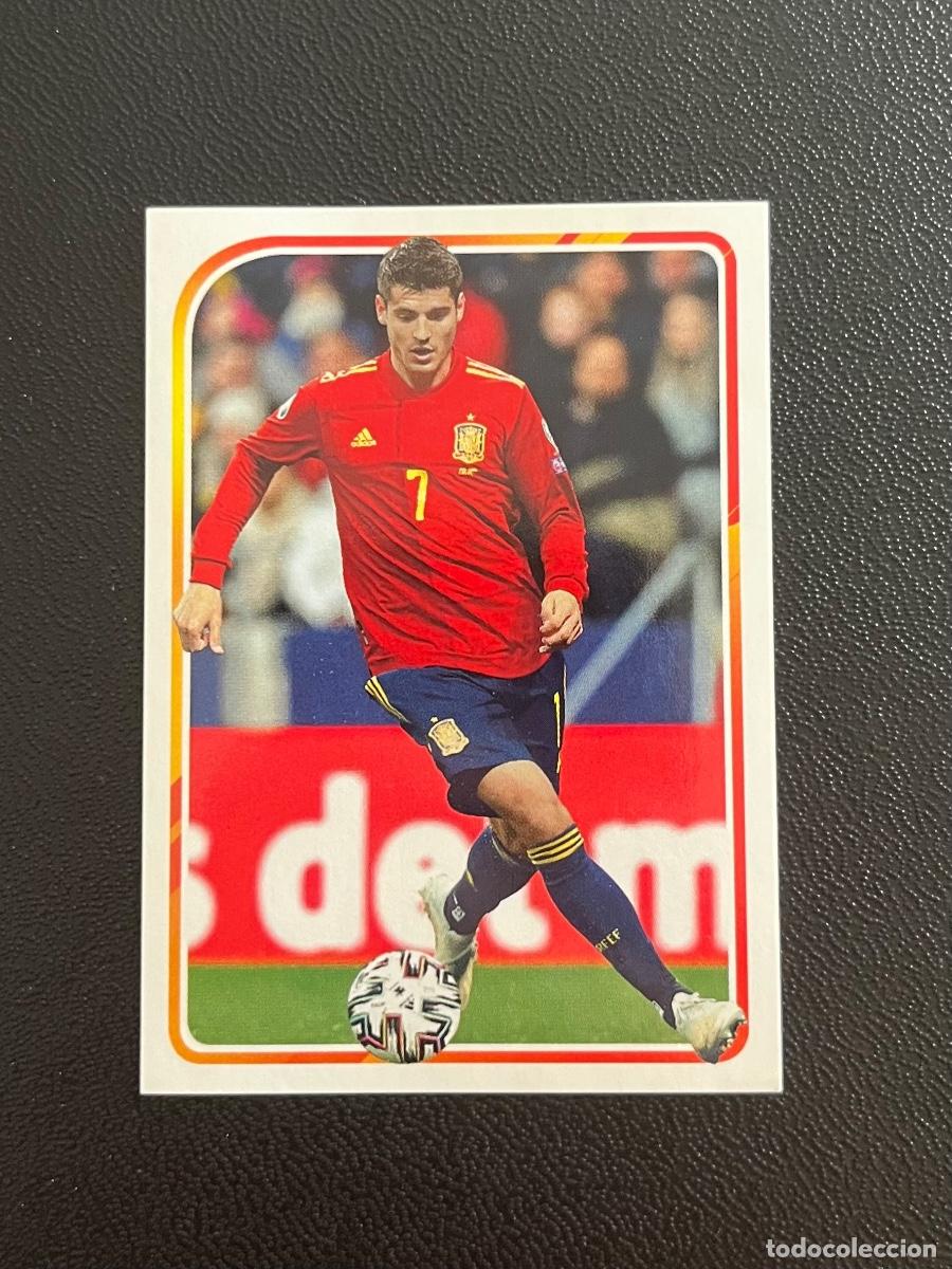 Cromos de f&uacute;tbol: 66 &Aacute;LVARO MORATA EL &Aacute;LBUM DE LA SELECCI&Oacute;N CROMO PANINI CARREFOUR ESPA&Ntilde;A