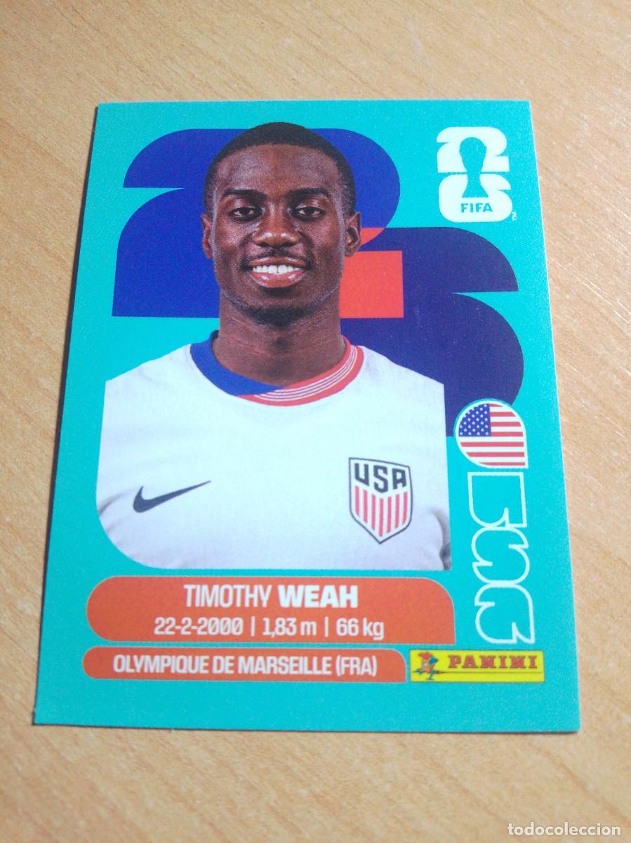 Figurine di Calcio: USA 12 WEAH ESTADOS UNIDOS MUNDIAL FIFA WORLD CUP 2026 26 PANINI STICKERS NUEVO