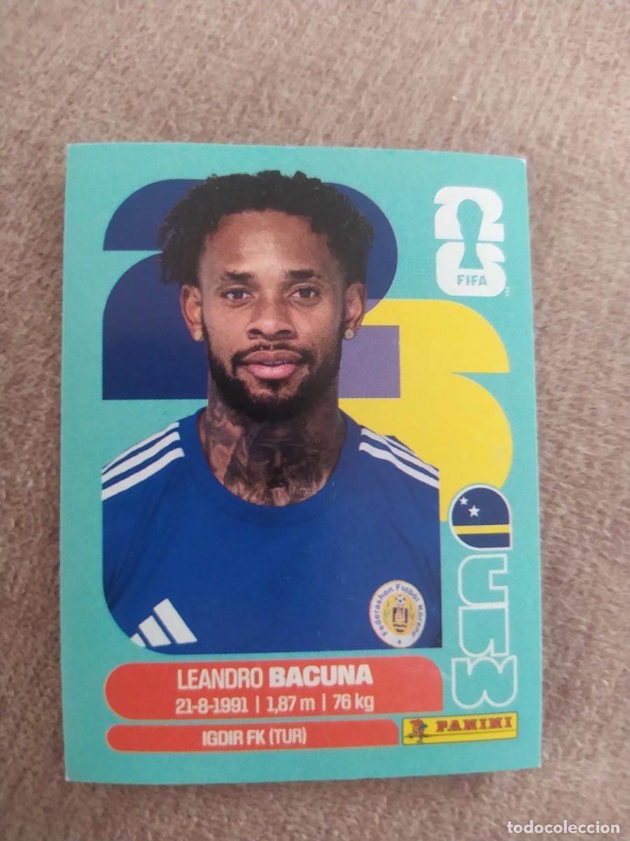Cromos de f&uacute;tbol: CUW 12 CUW12 Leandro BACUNA Cura&ccedil;ao Curasao Mundial 2026 Panini