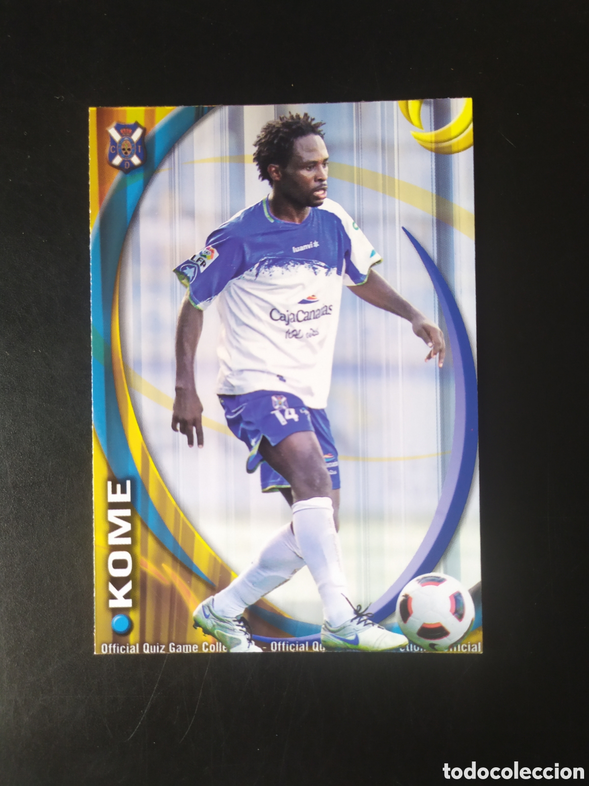 Cromos de f&uacute;tbol: Mundicromo fichas Liga 2010 2011 10 11 Kome n&deg; 749 Tenerife