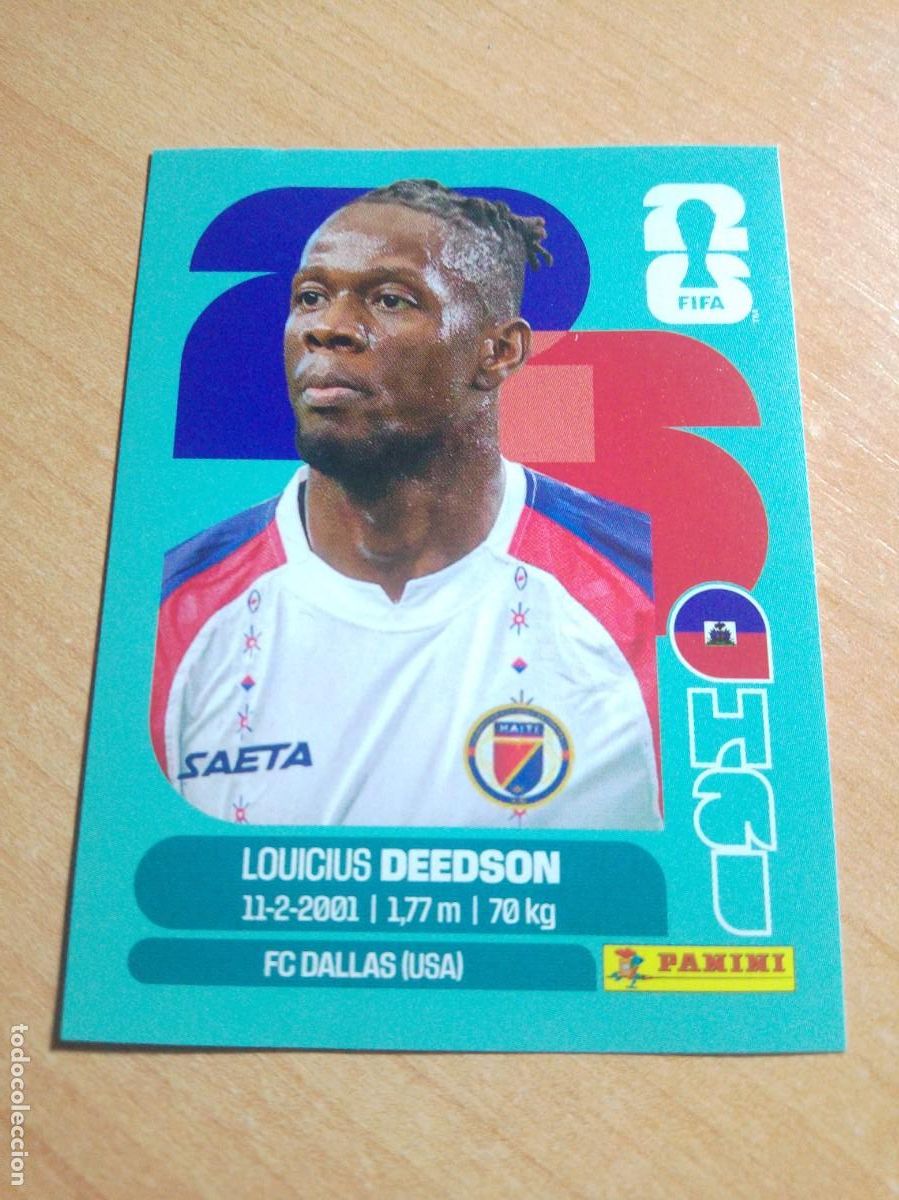 Cromos de f&uacute;tbol: DEEDSON HAIT&Iacute; HAI 19 MUNDIAL FIFA WORLD CUP 2026 26 PANINI STICKERS NUEVO