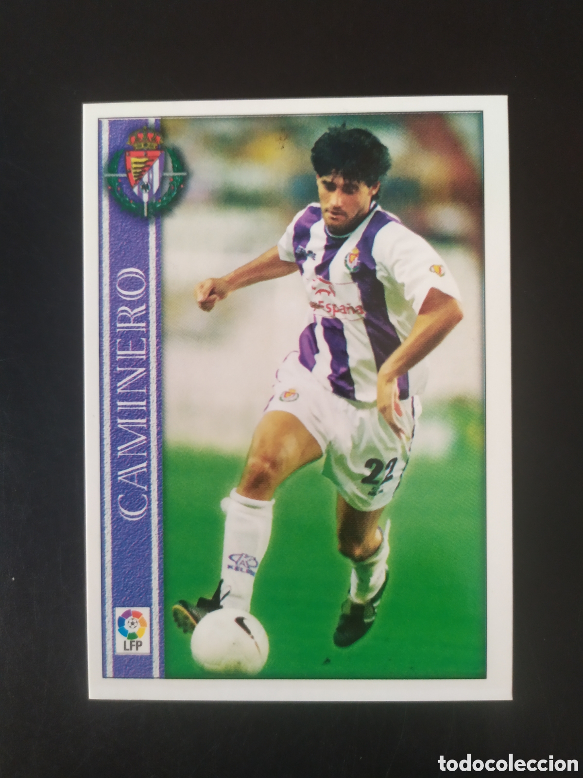 Cartes &agrave; collectionner de Football: Mundicromo fichas liga 2000 2001 00 01 Caminero n&deg; 162 Valladolid