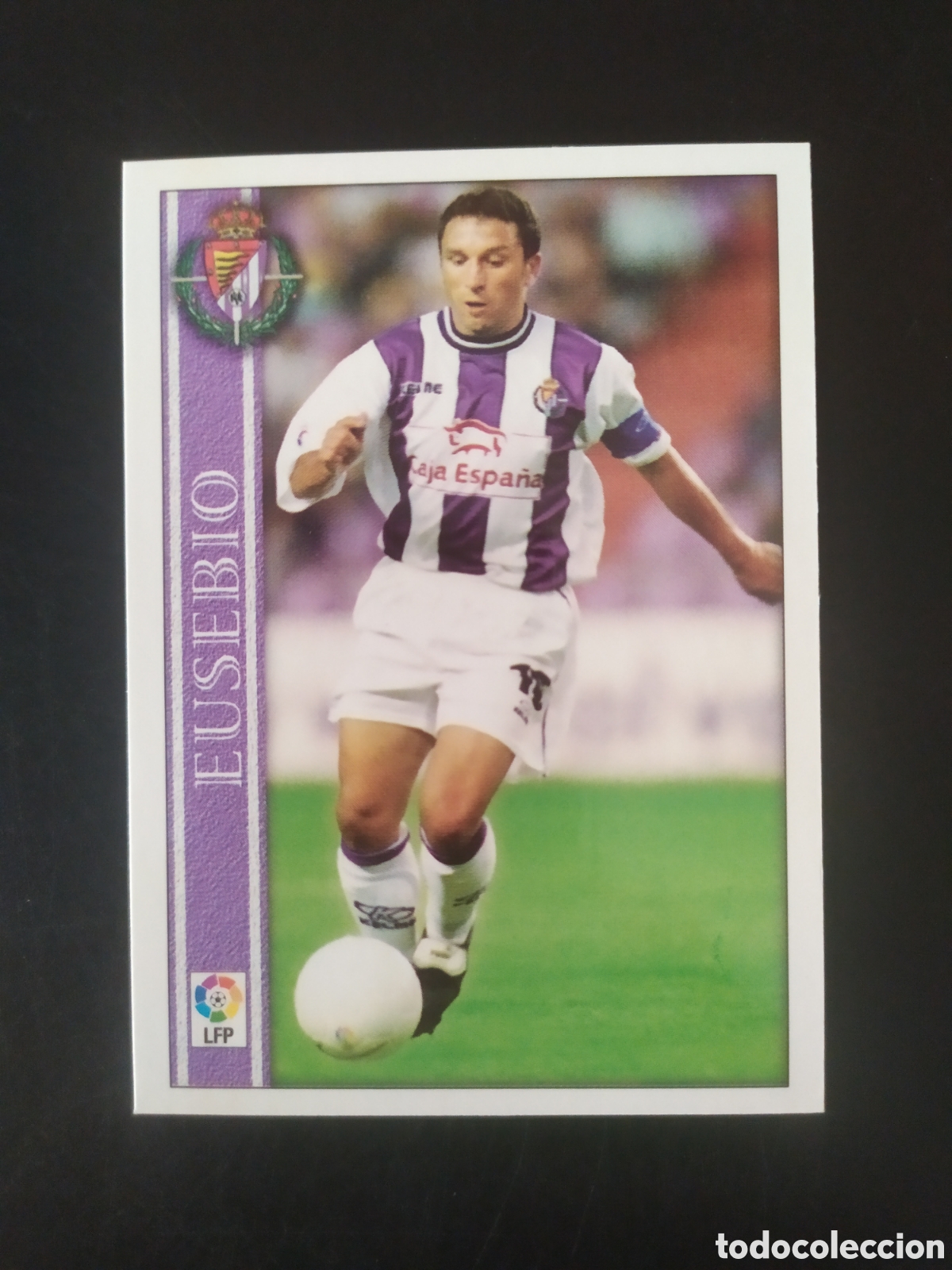 Fu&szlig;ball-Sticker: Mundicromo fichas liga 2000 2001 00 01 Eusebio n&deg; 163 Valladolid