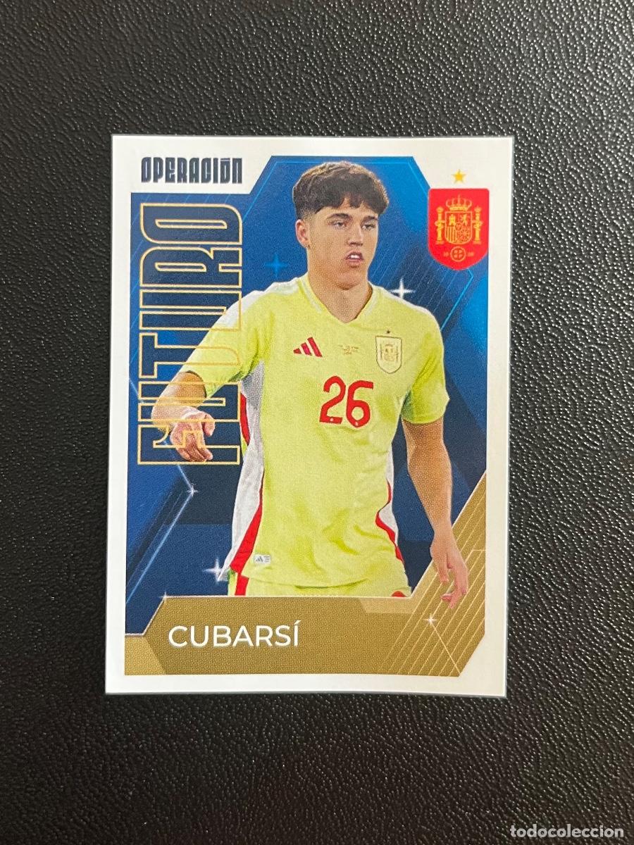 Cromos de f&uacute;tbol: 67 PAU CUBARS&Iacute; OPERACI&Oacute;N FUTURO VAMOS SELECCI&Oacute;N ESPA&Ntilde;OLA CARREFOUR PANINI CROMO ROOKIE ESPA&Ntilde;A