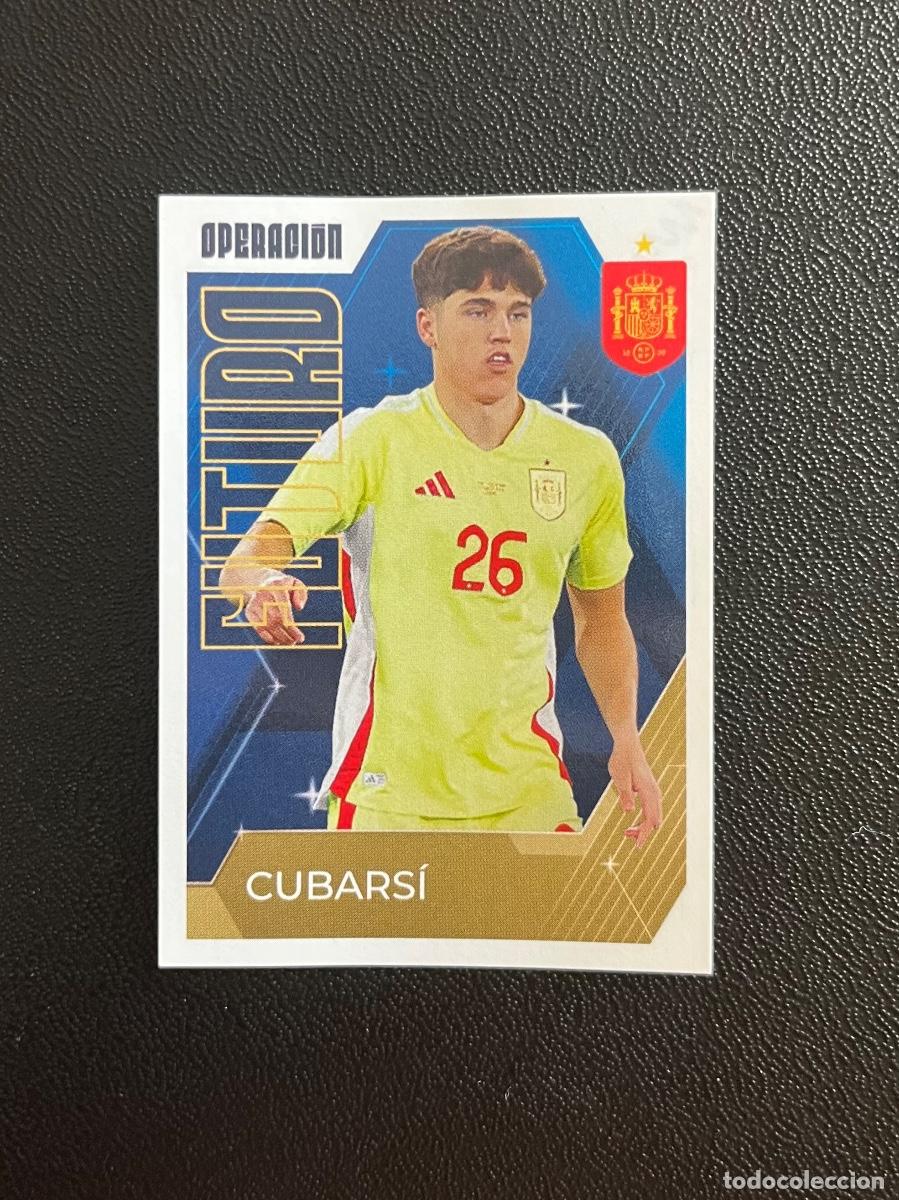 Cromos de f&uacute;tbol: 67 PAU CUBARS&Iacute; OPERACI&Oacute;N FUTURO VAMOS SELECCI&Oacute;N ESPA&Ntilde;OLA CARREFOUR PANINI CROMO ROOKIE ESPA&Ntilde;A