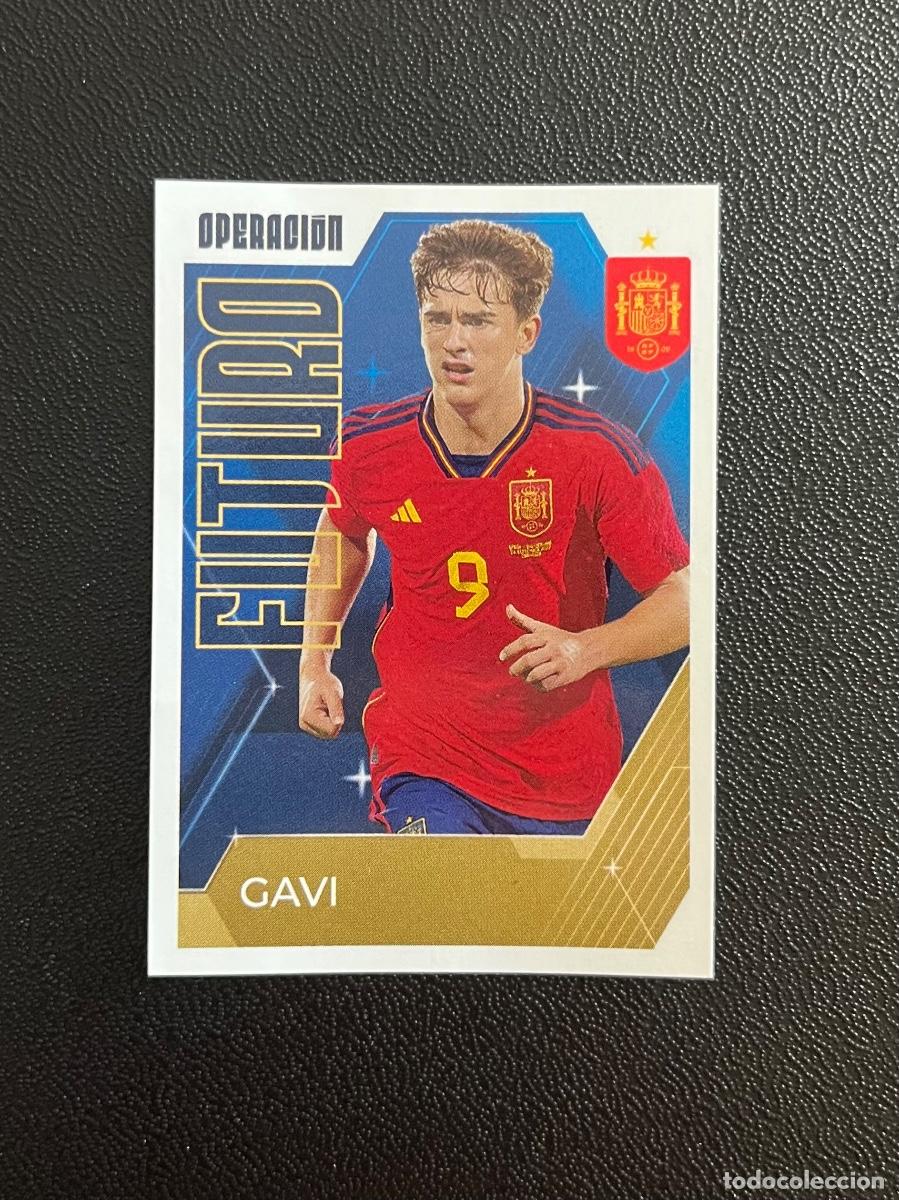 Cromos de f&uacute;tbol: 68 PABLO GAVI OPERACI&Oacute;N FUTURO VAMOS SELECCI&Oacute;N ESPA&Ntilde;OLA CARREFOUR PANINI CROMO ROOKIE ESPA&Ntilde;A