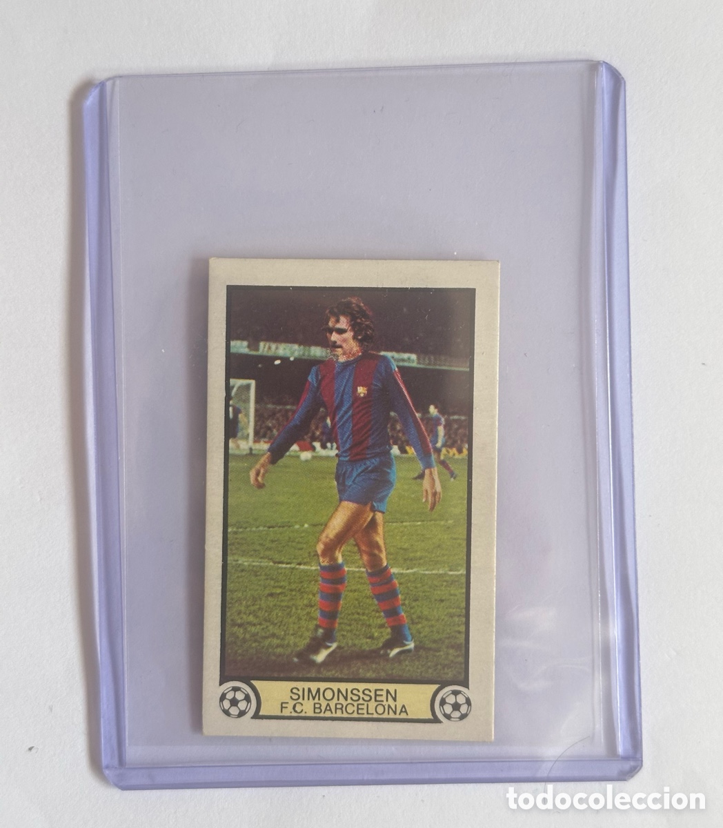 Cromos de f&uacute;tbol: Simonssen SIN PEGAR NUNCA PEGADO FC Barcelona Liga Ediciones Este 79 80 / 1979 1980