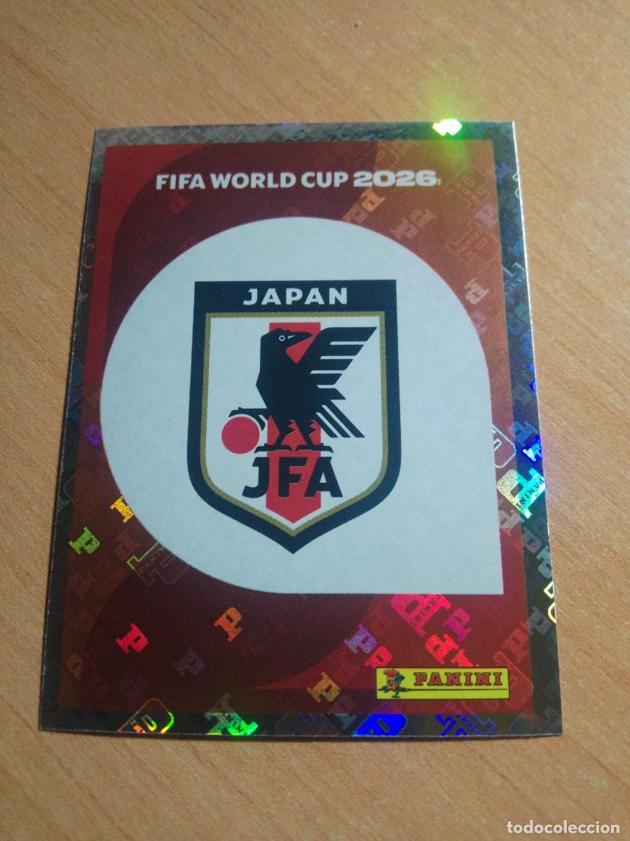 Cromos de f&uacute;tbol: JPN 1 ESCUDO DE JAP&Oacute;N MUNDIAL FIFA WORLD CUP 2026 26 PANINI STICKERS NUEVO