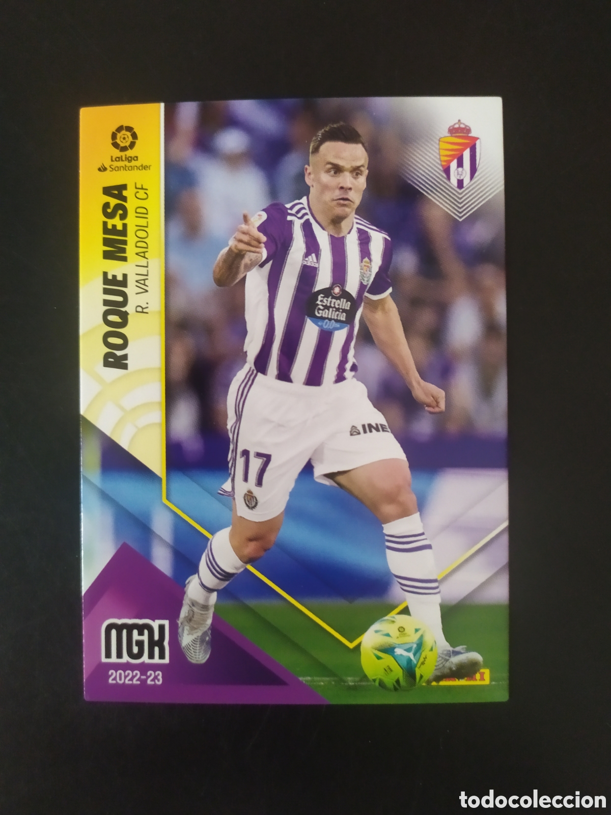Cromos de f&uacute;tbol: Megacracks 2022 2023 22 23 panini Roque Mesa n&deg; 342 Valladolid