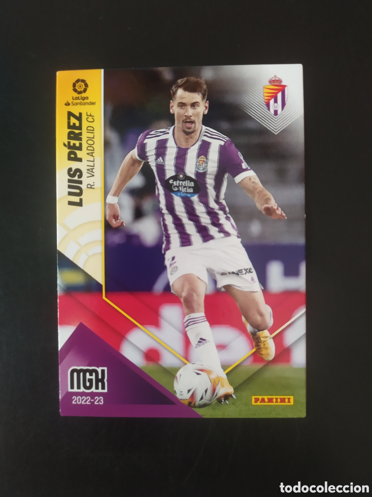Cromos de f&uacute;tbol: Megacracks 2022 2023 22 23 panini Lu&iacute;s P&eacute;rez n&deg; 337 Valladolid